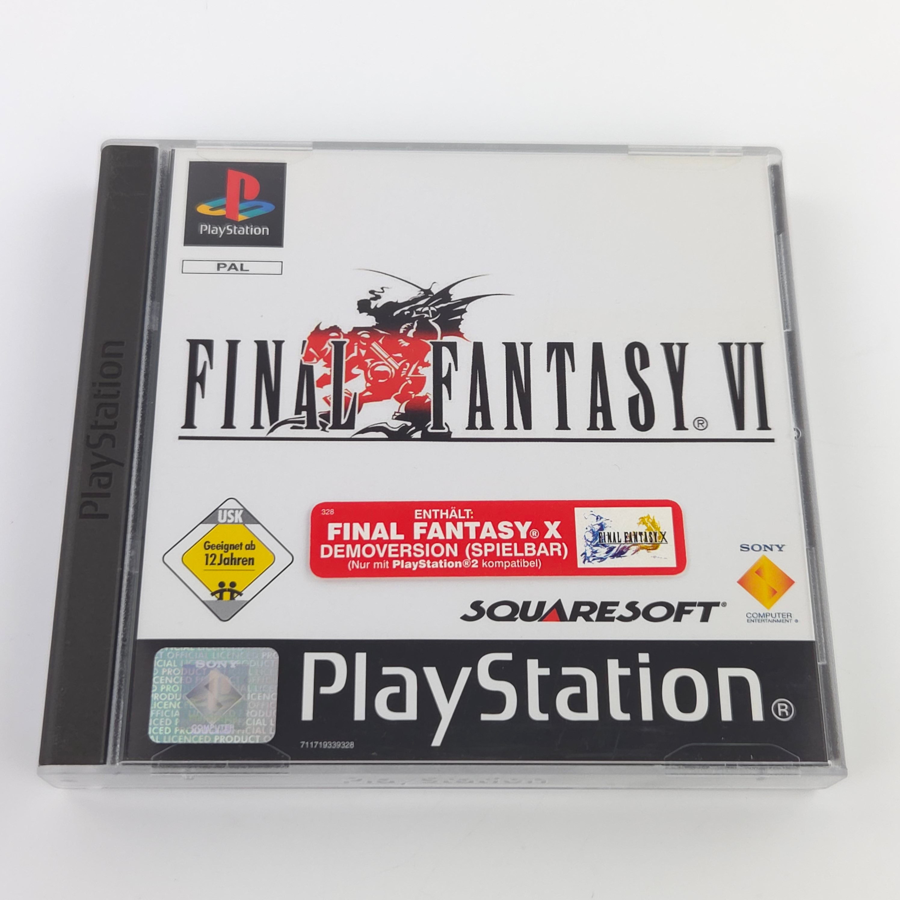 Playstation 1 Spiel – Final Fantasy VI plus FFX Demo OVP PAL