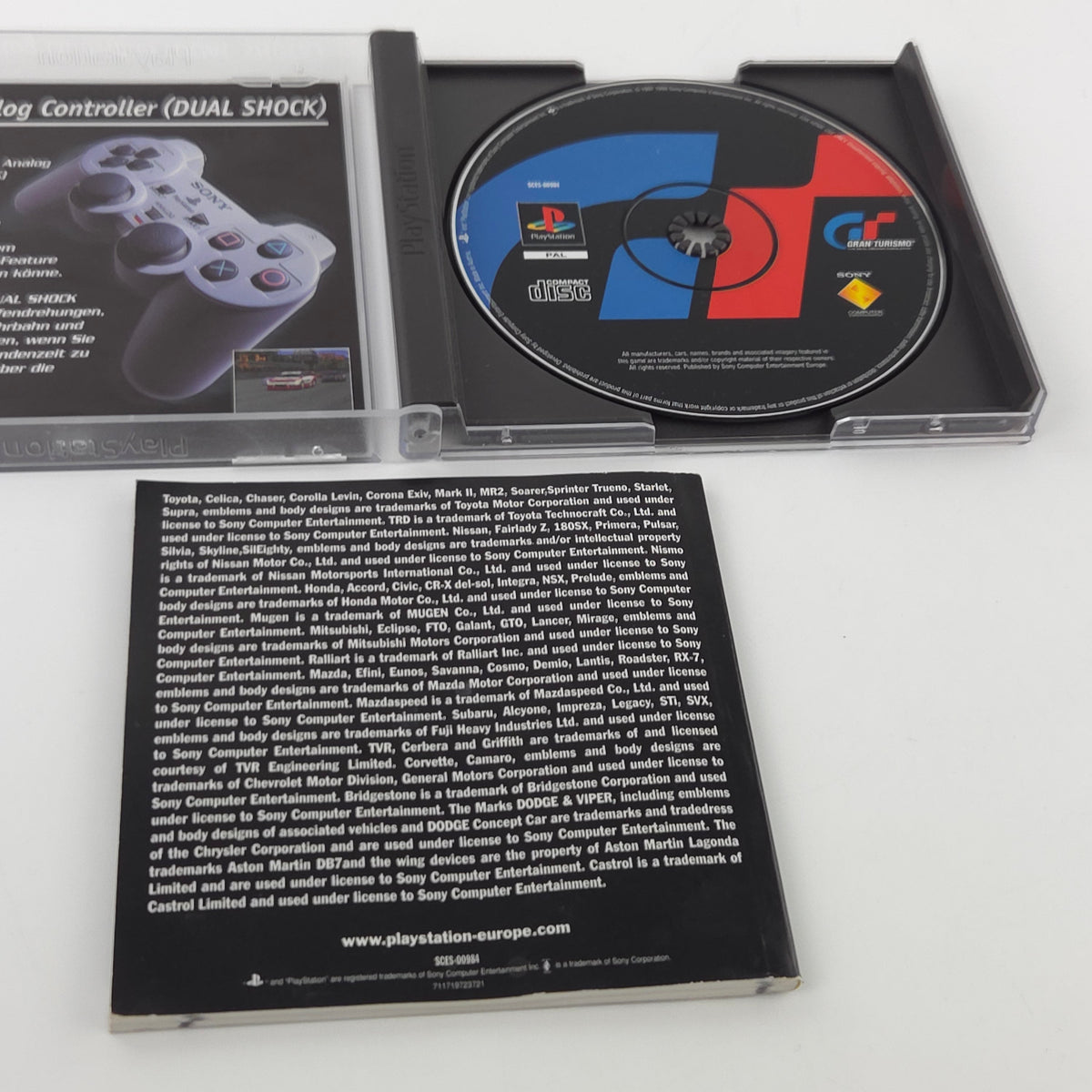 Playstation 1 Spiel Gran Turismo OVP PAL