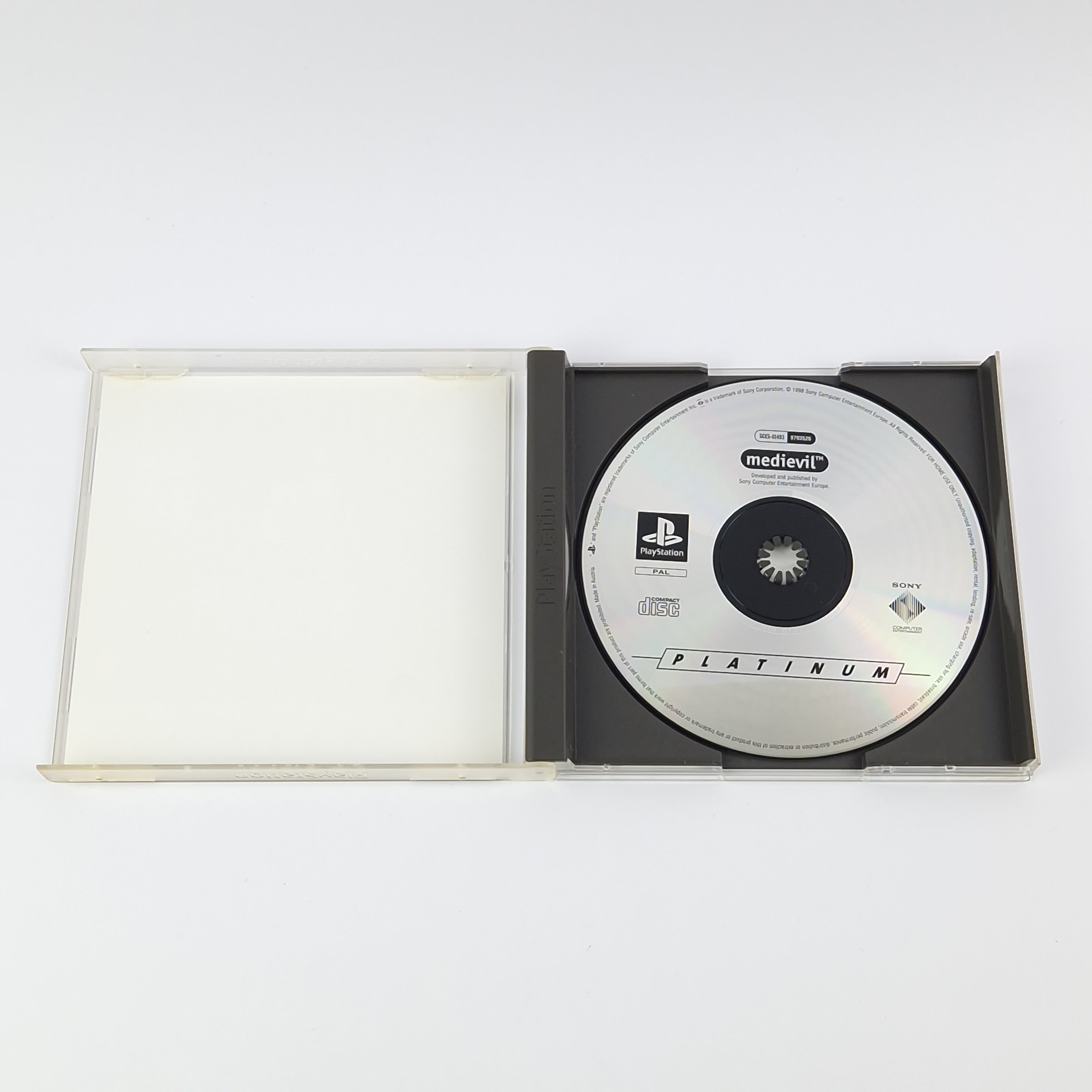 Playstation 1 Spiel – Medievil Platinum OVP Anleitung PAL