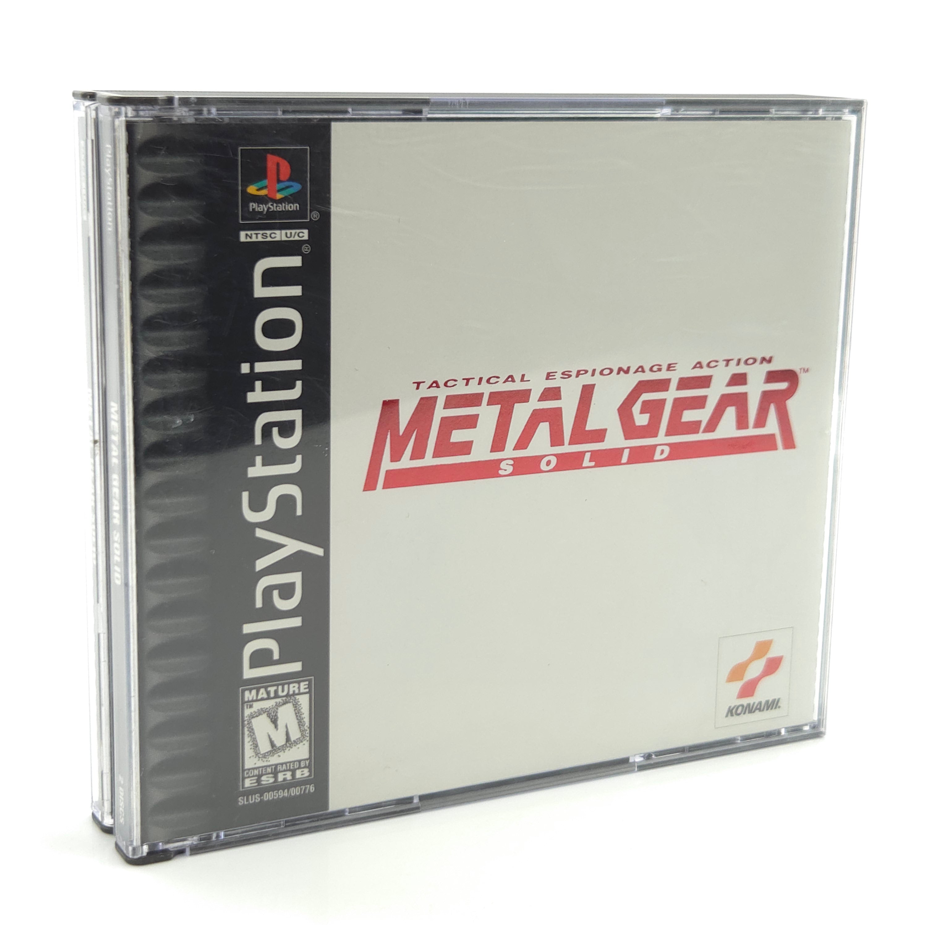 metal gear solid ps1 neu Playstation 1 Spiel – Metal Gear Solid (NTSC-USA, OVP)