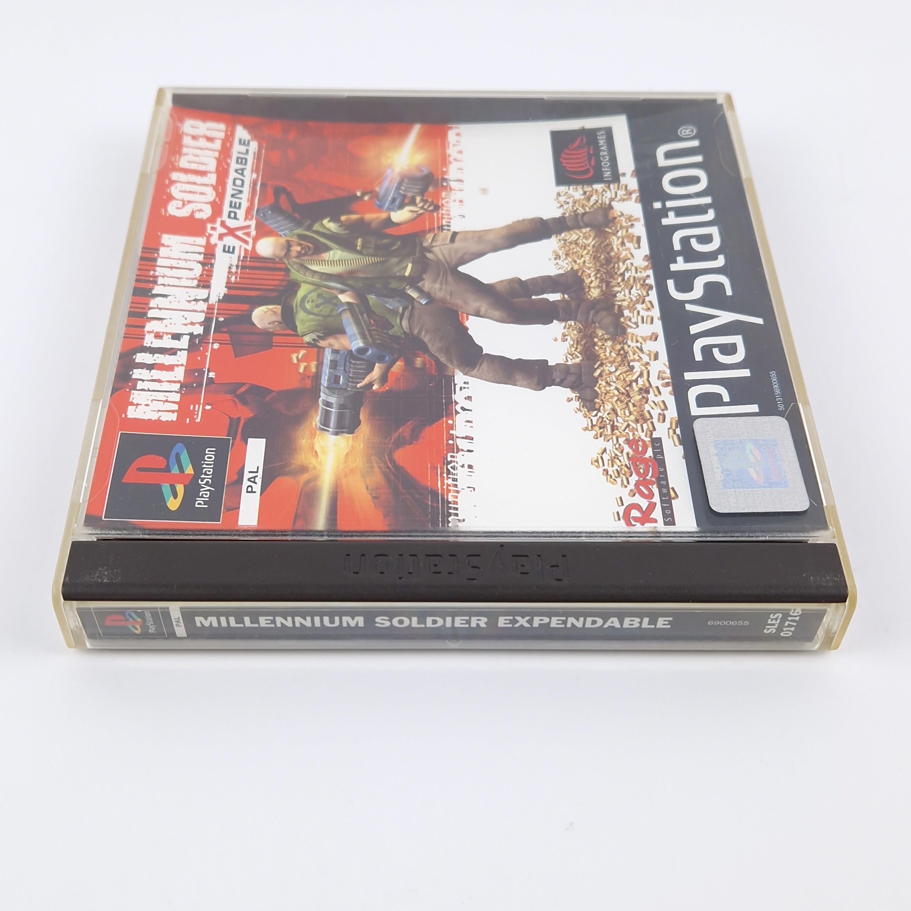 Playstation 1 Spiel – Millenium Soldier Expendable (PAL OVP)