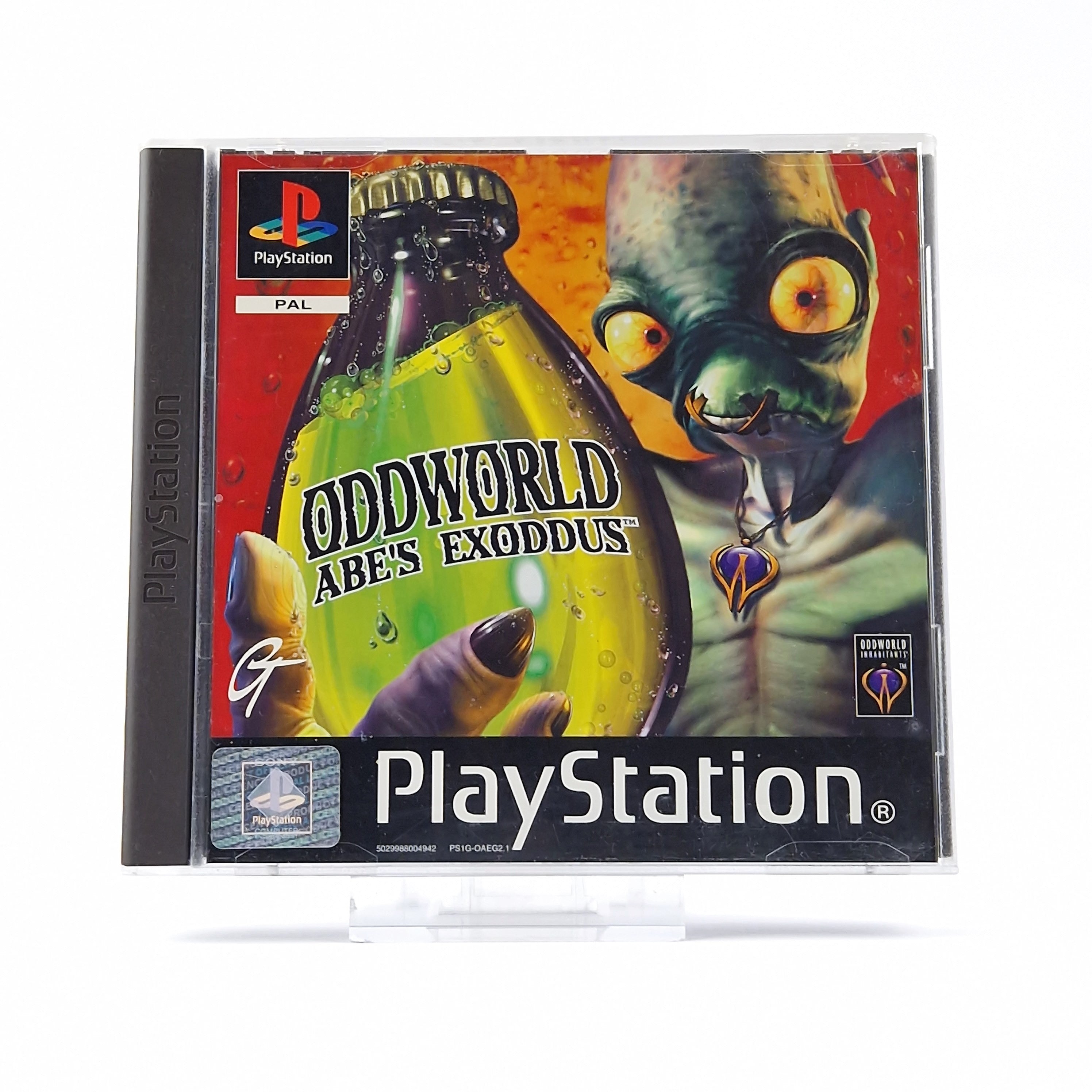 Sony Playstation 1 Spiel: Oddworld Abe´s Exodus - OVP Anleitung CD | PS1 PSX