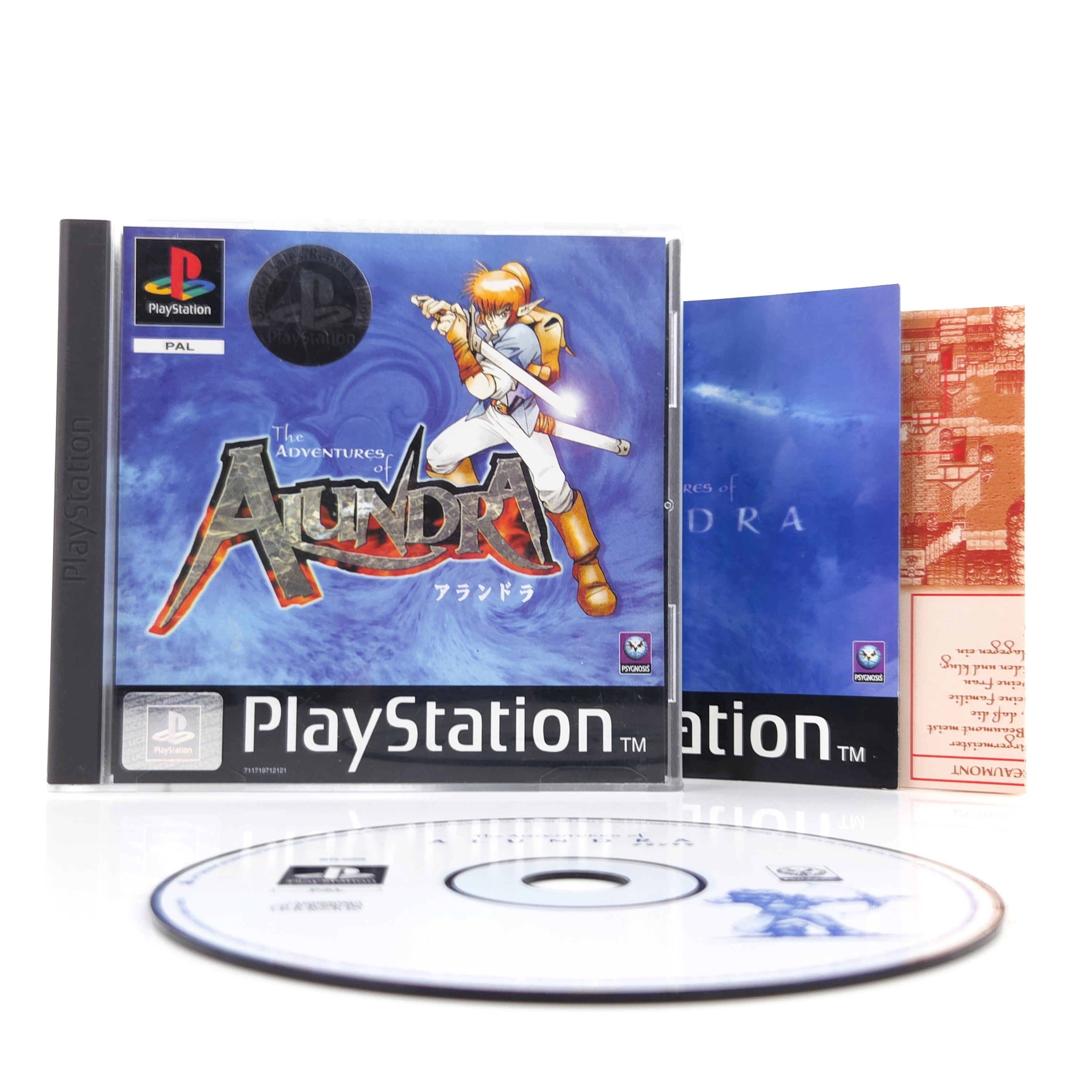 Playstation 1 Spiel – The Adventures of Alundra (OVP PAL)