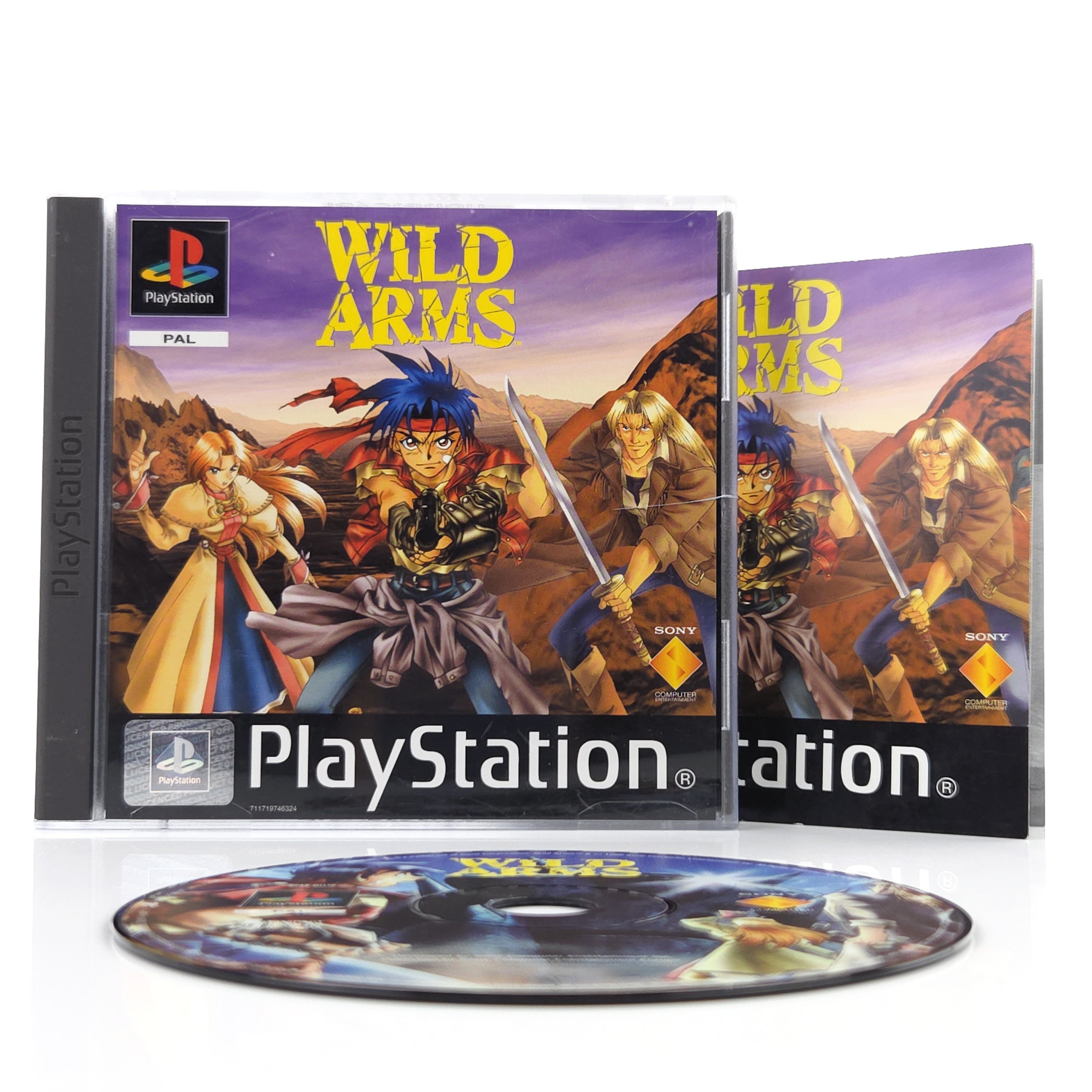Playstation 1 Spiel – Wild Arms (PS1 OVP PAL)