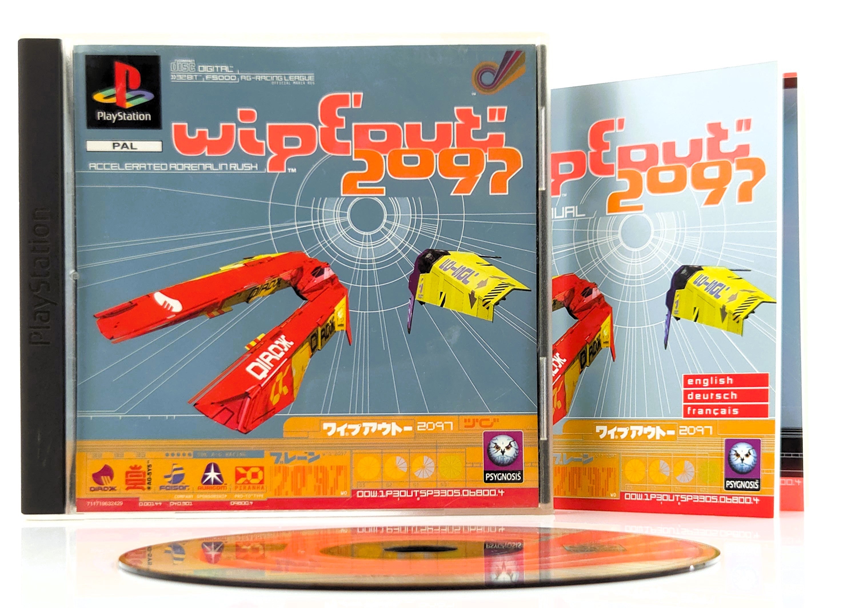 Playstation 1 Spiel – Wipeout 2097 (PS1 PAL OVP)