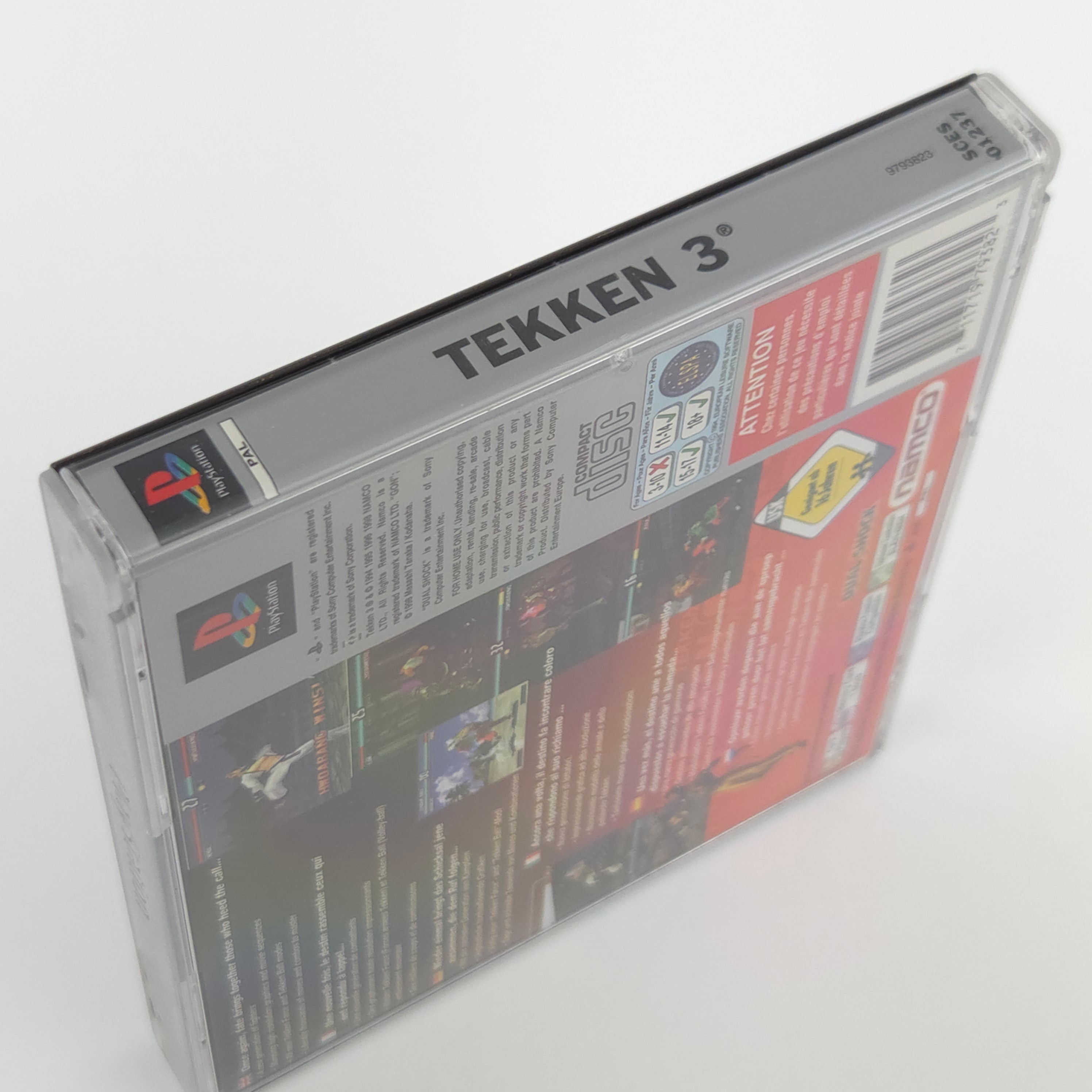 Playstation 1 Spiel Tekken 3 PS1 Platinum OVP PAL EUR