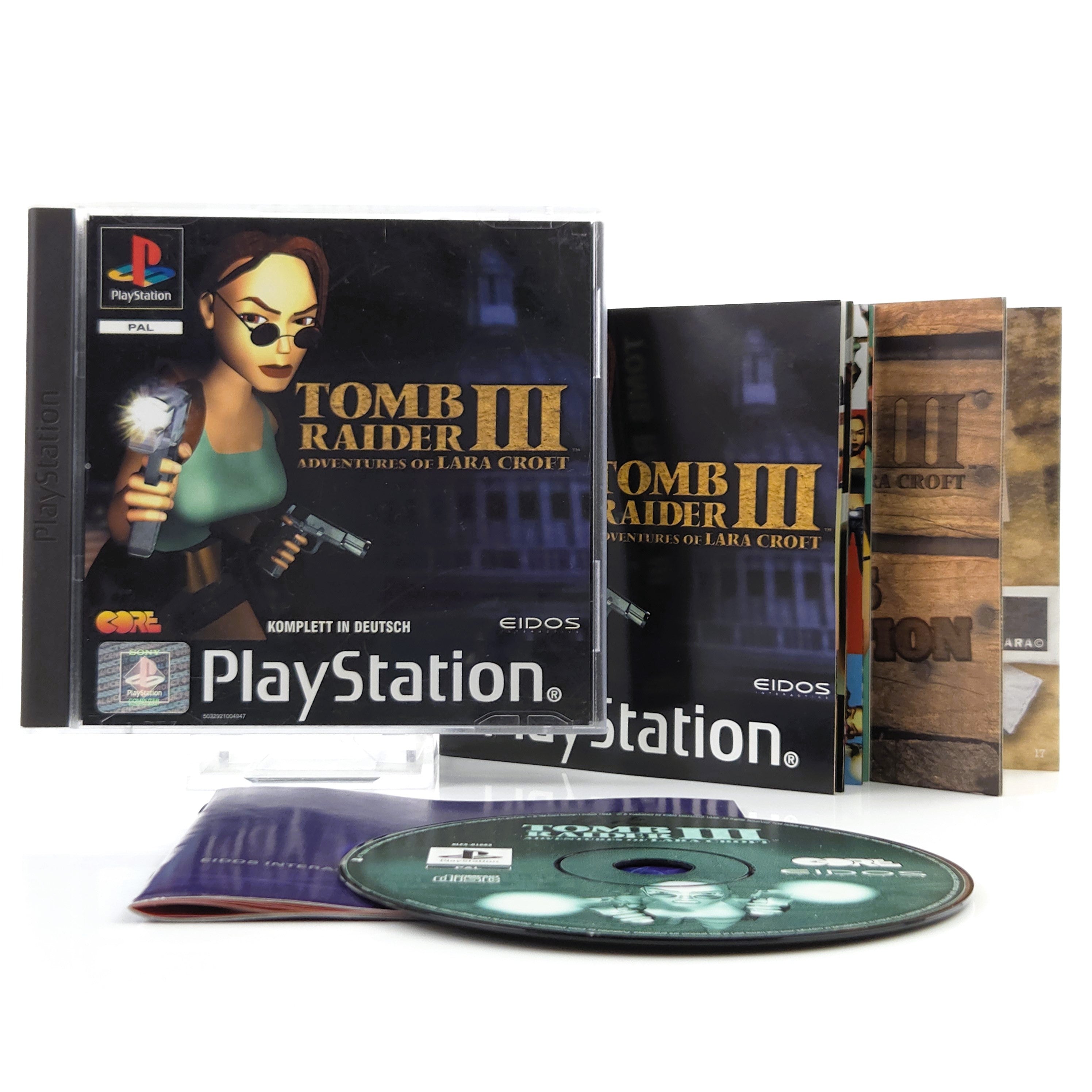 PlayStation Spiel – Tomb Raider III (PS1 PAL OVP)