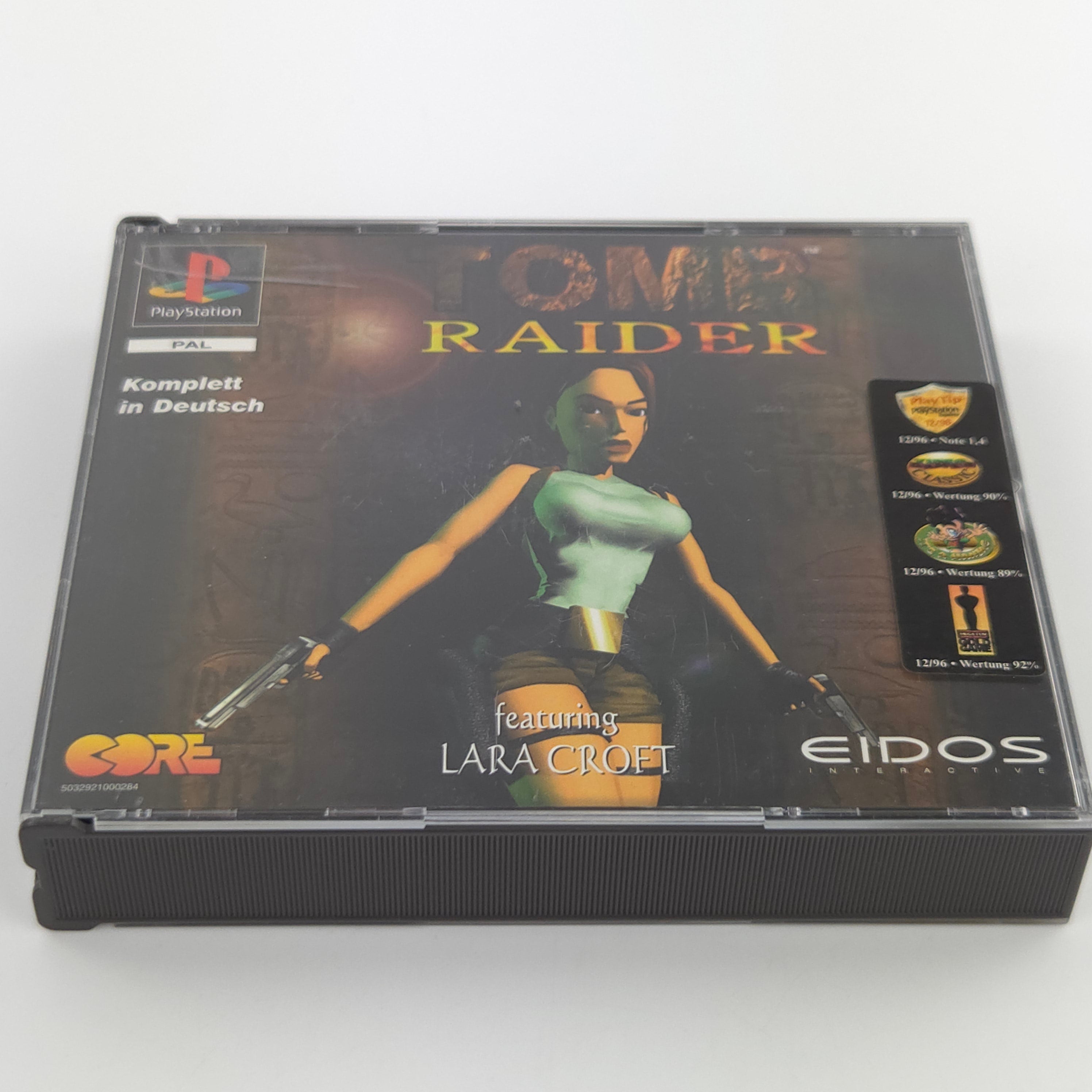 Playstation 1 Spiel Tomb Raider PS1 OVP EIDOS PAL DE