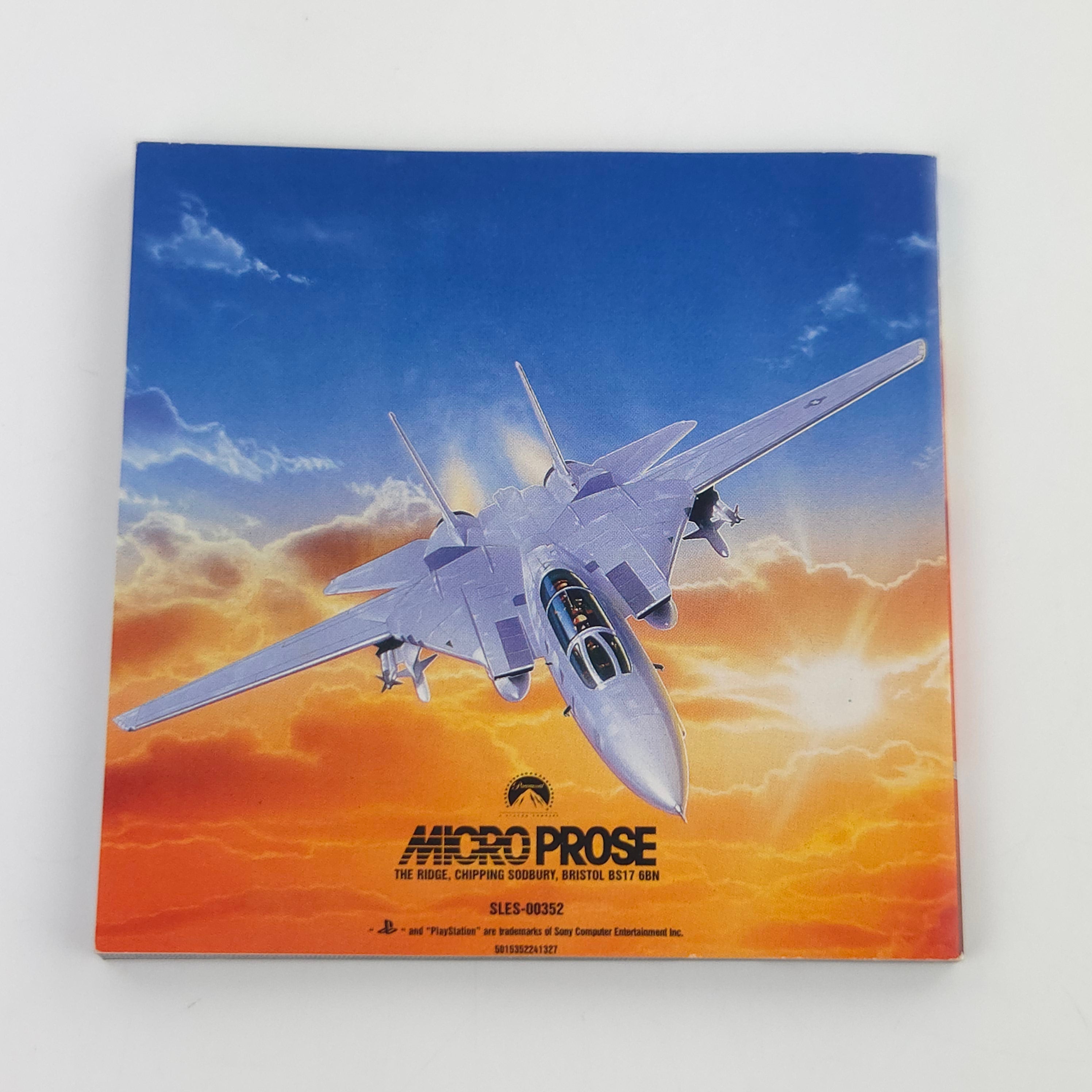 Sony Playstation Spiel Top Gun Fire at Will PS1 OVP PAL
