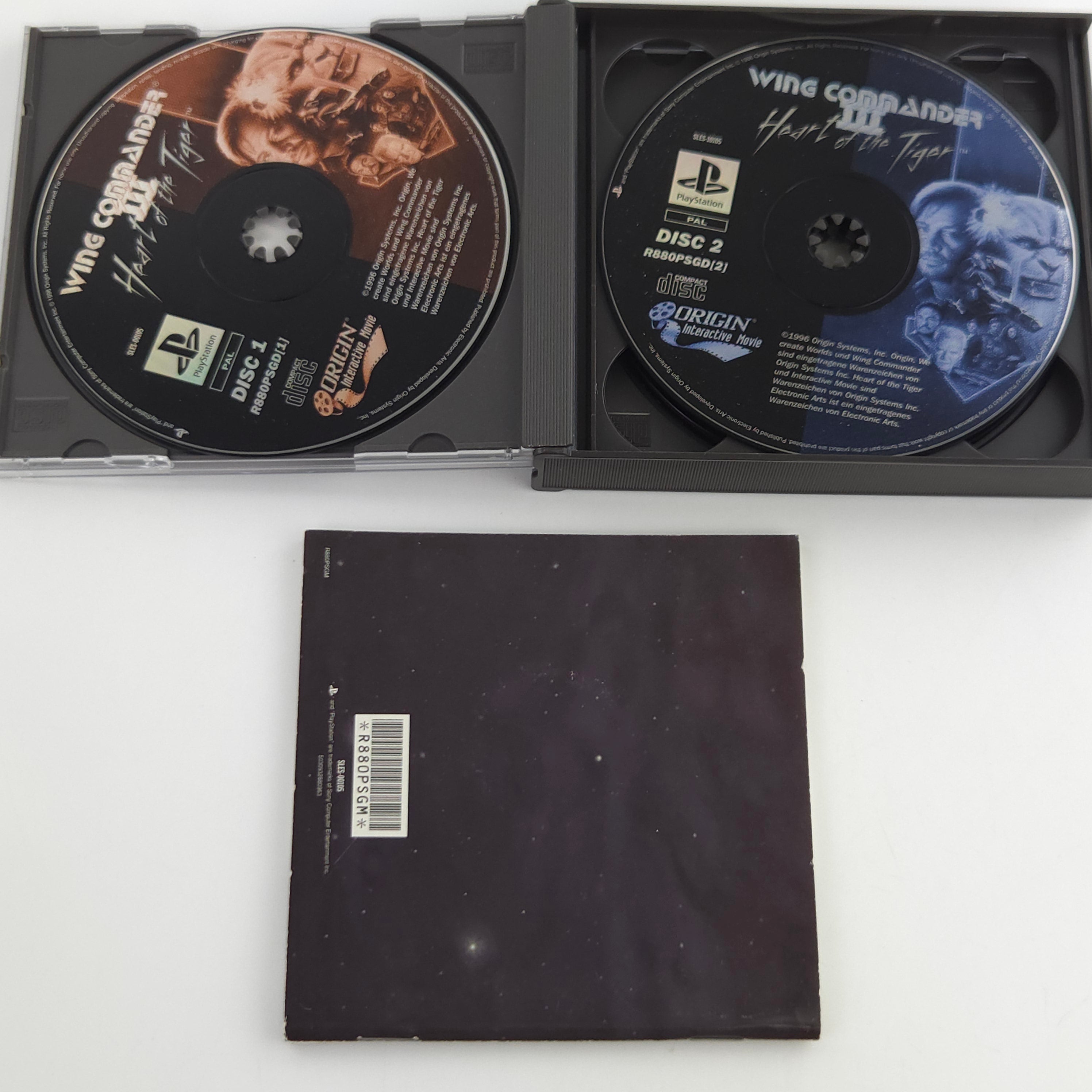 Sony Playstation Spiel Wing Commander III PS1 OVP PAL DE
