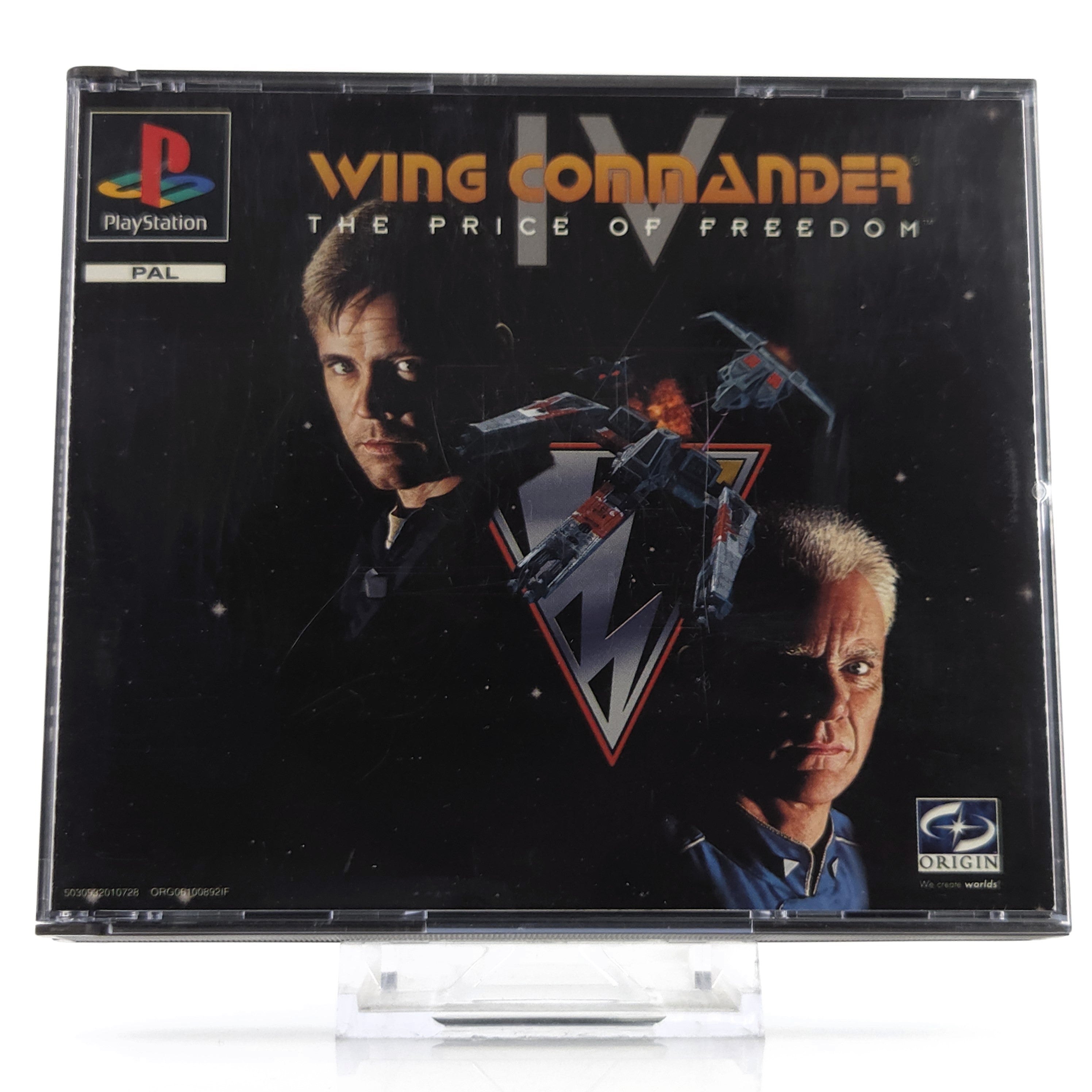 Playstation 1 Spiel Wing Commander IV PS1 OVP PAL DE