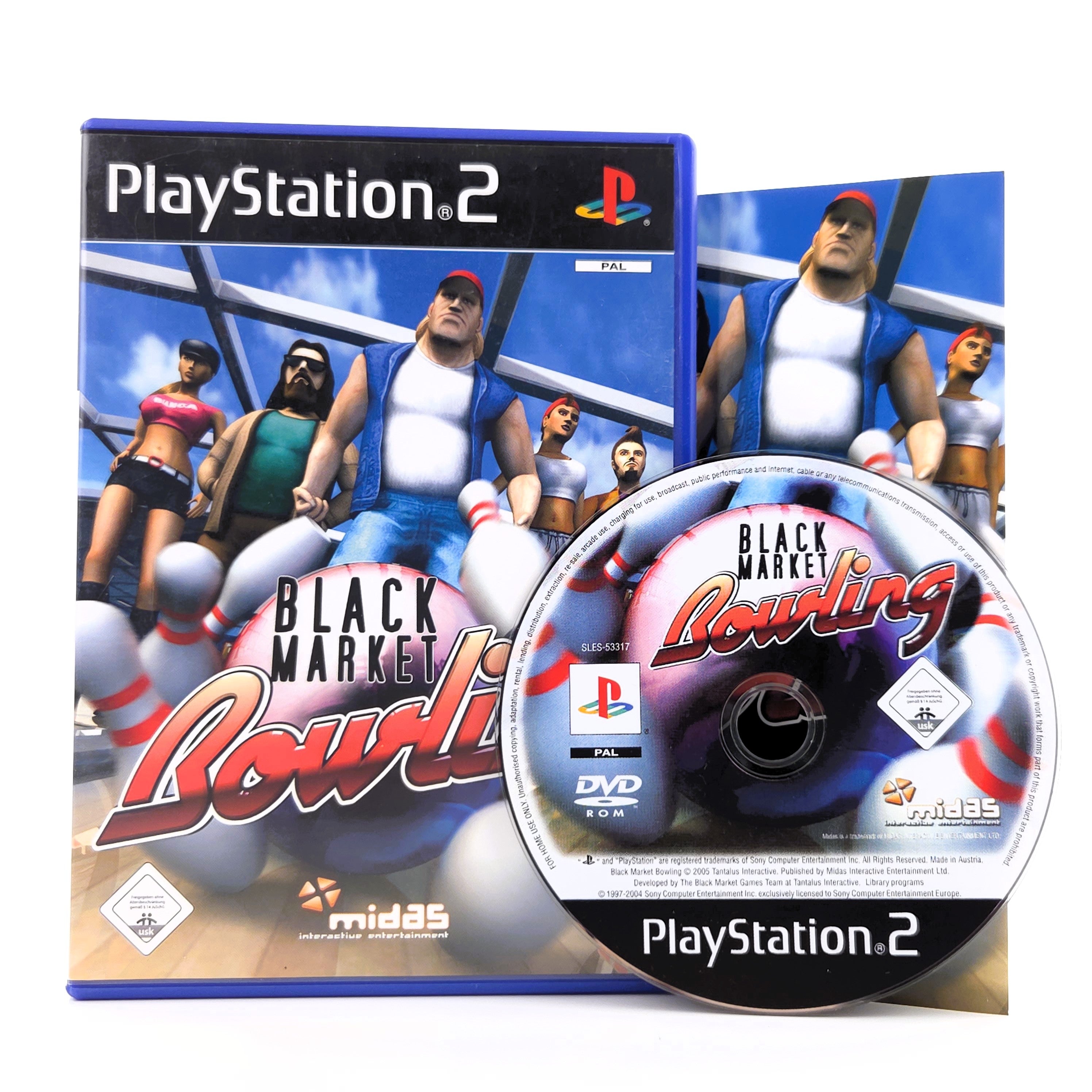 Playstation 2 Spiel – Black Market Bowling (Deutsch OVP)