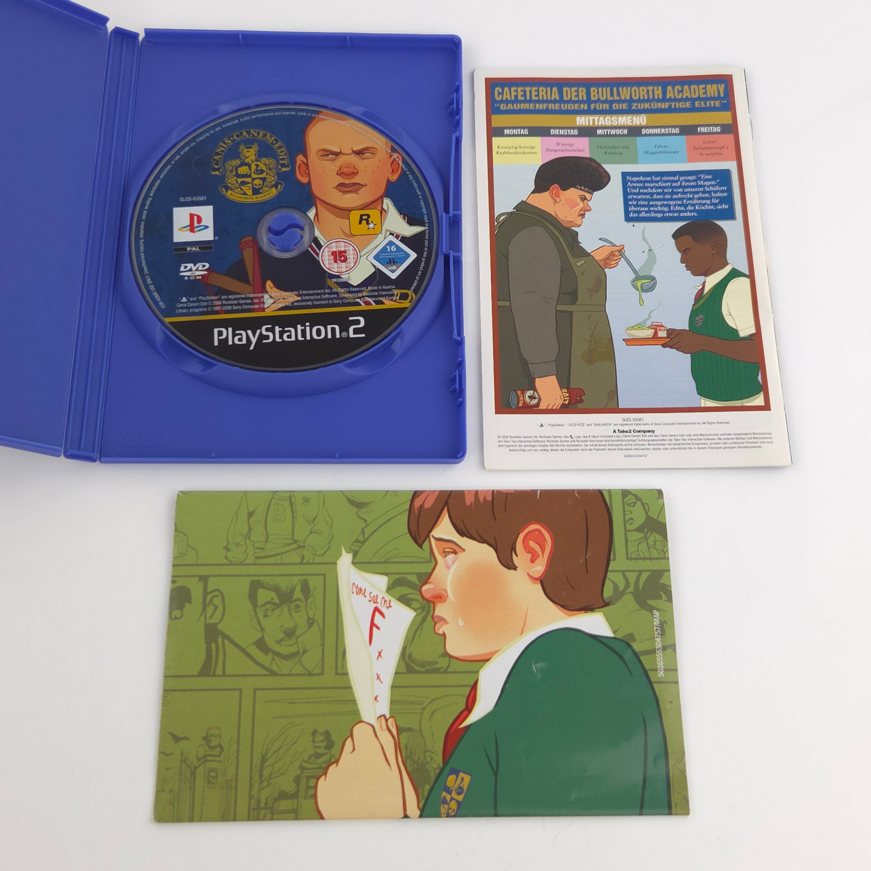 Sony Playstation 2: Canis Canem Edit Bullworth Academy - PS2 OVP (PAL DE)
