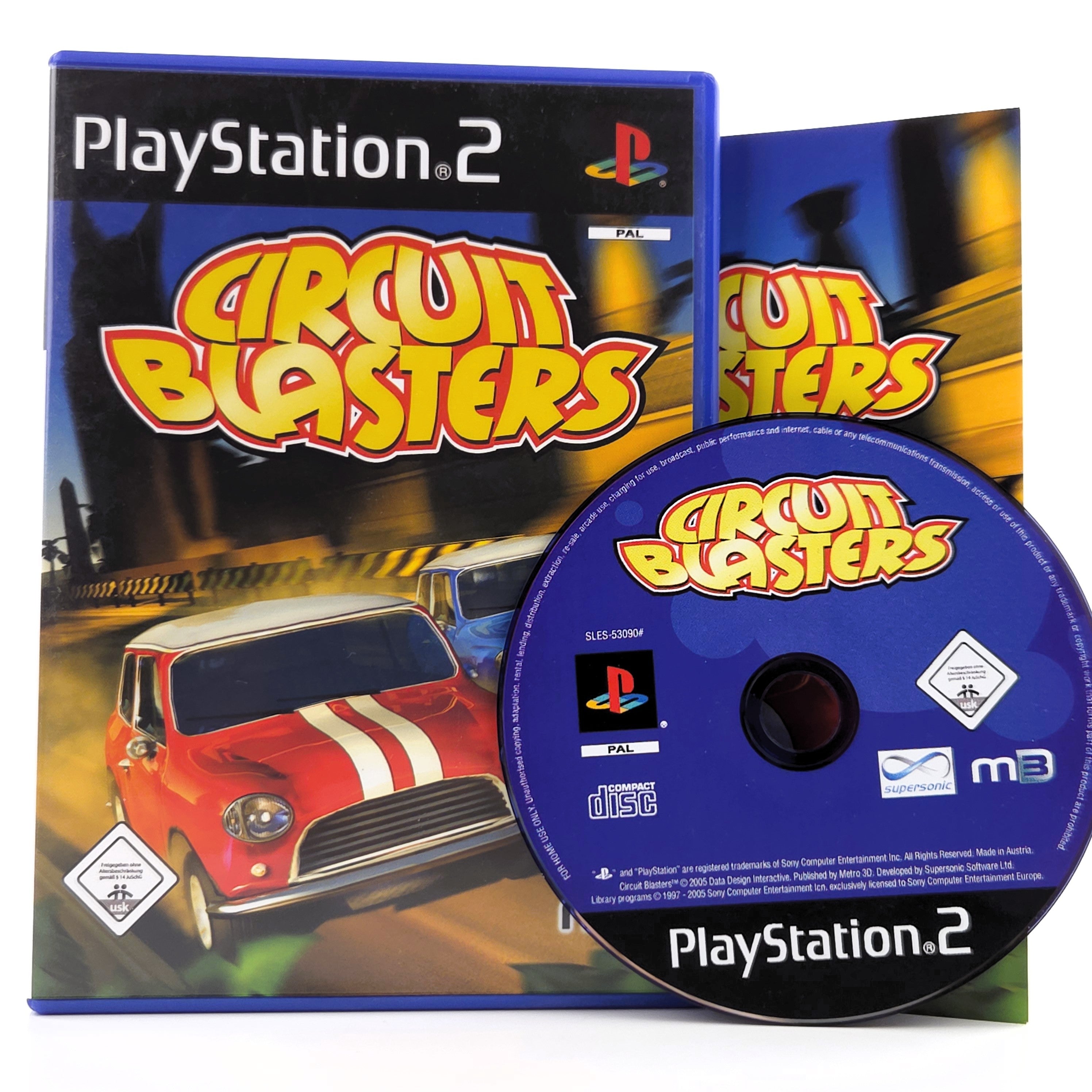 Playstation 2 Spiel – Circuit Blasters (PS2 OVP PAL)