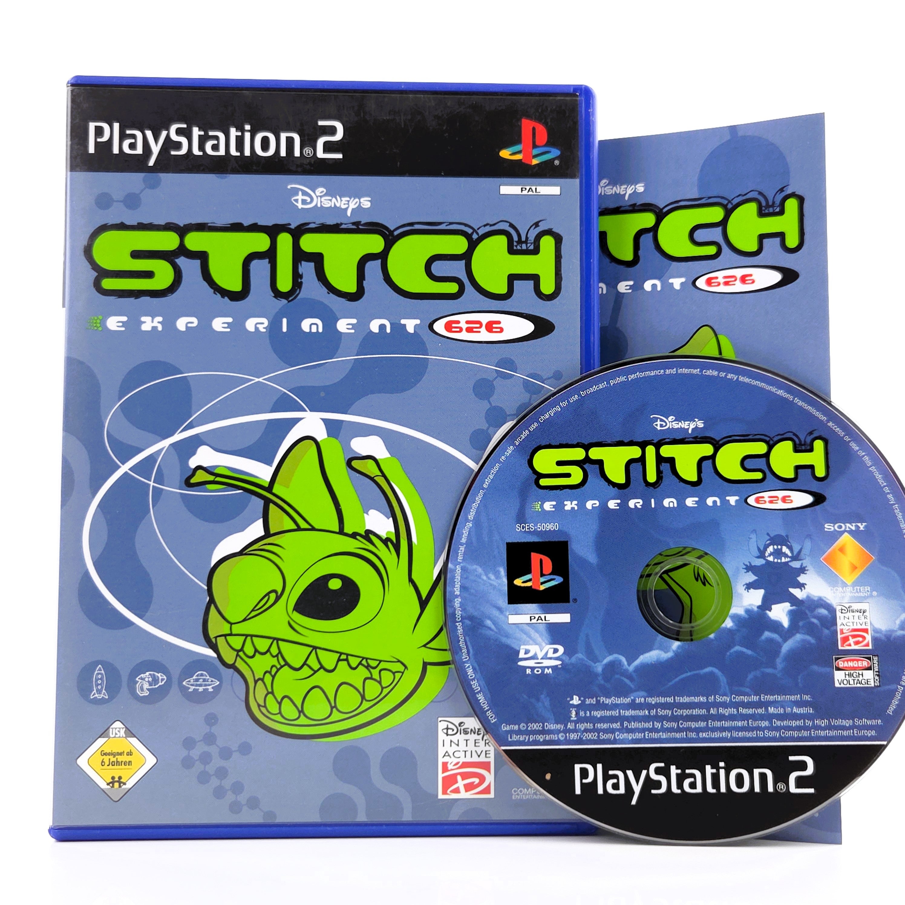 Playstation 2 Spiel – Disneys Stitch Experiment 626 OVP