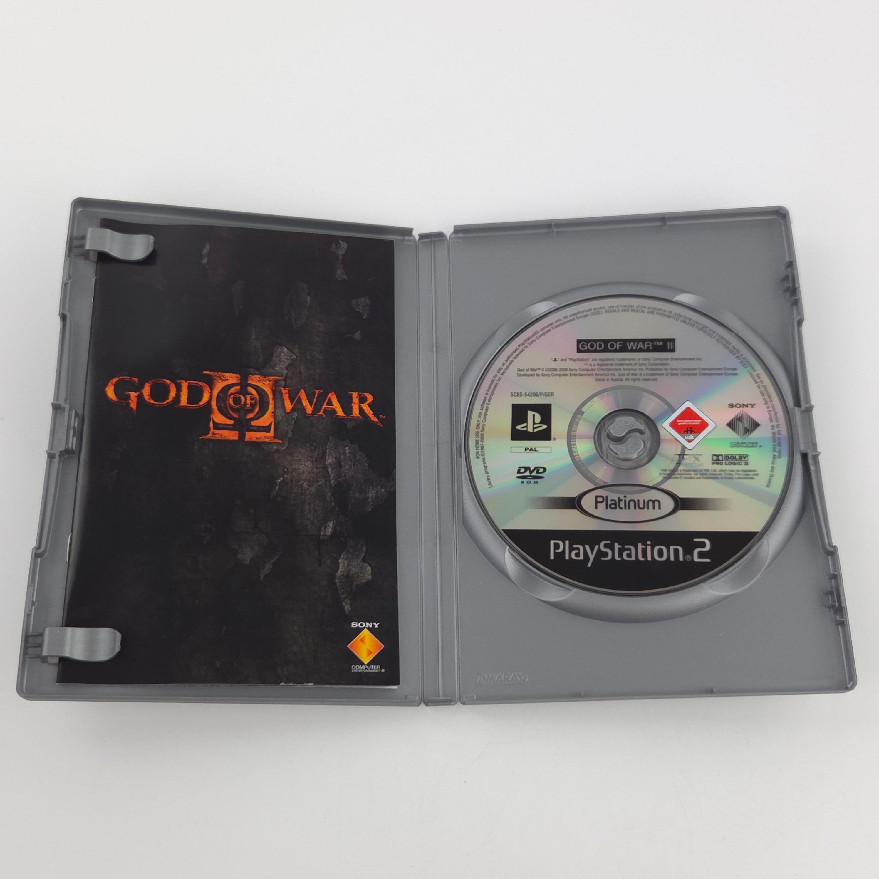 Playstation 2 Spiel God of War II Platinum OVP PAL USK18