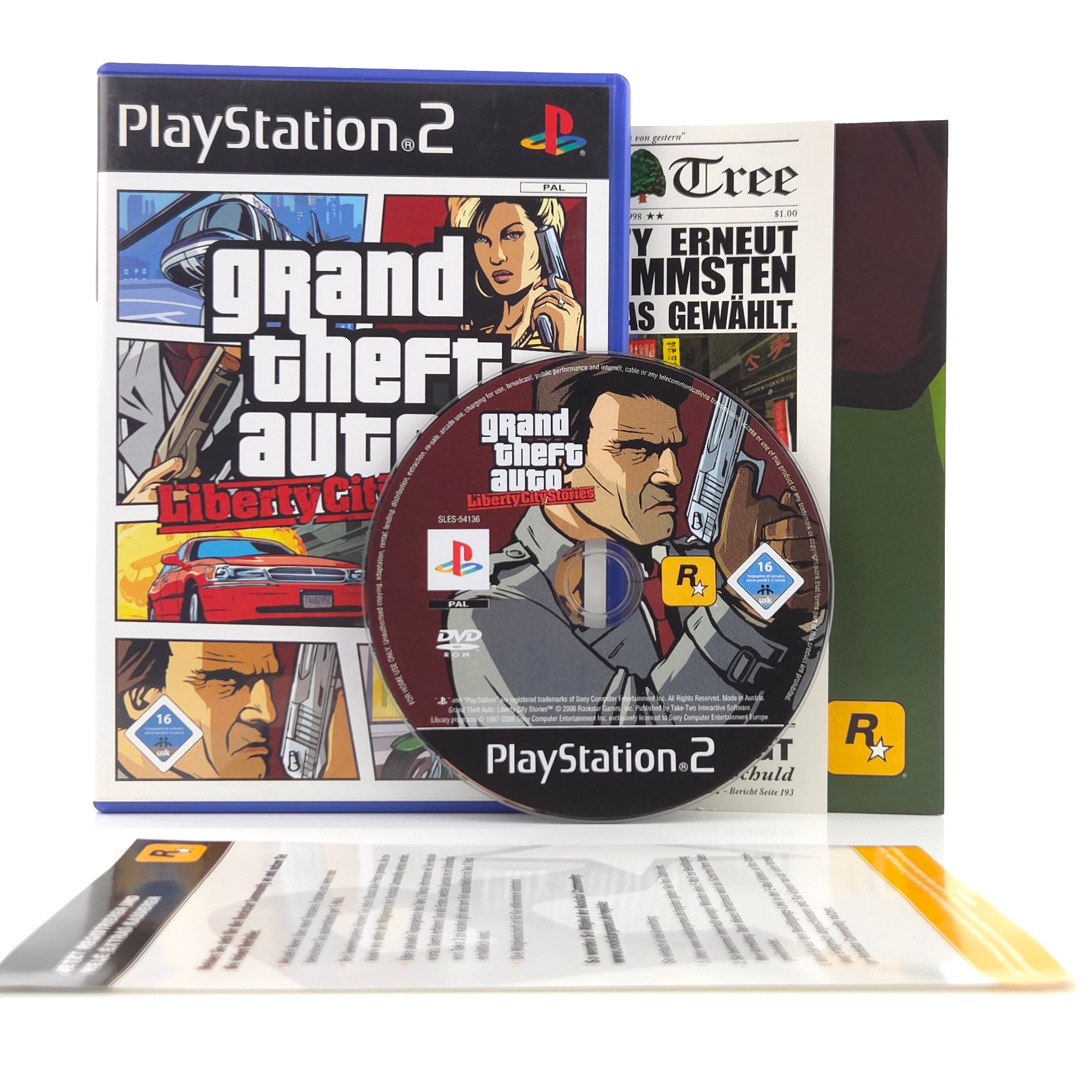 Playstation 2 Spiel GTA Liberty City Stories PS2 OVP PAL