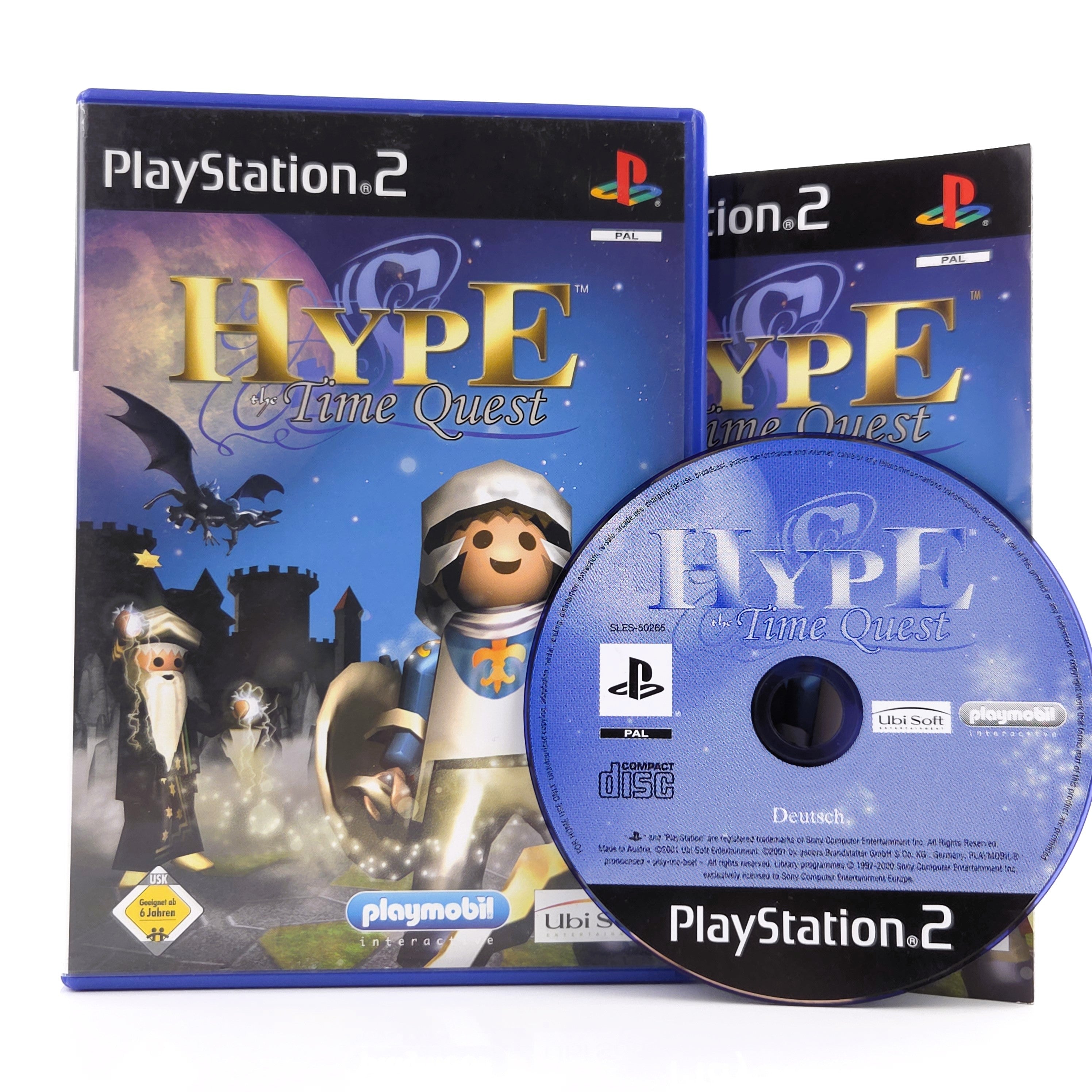 Playstation 2 Spiel – Hype the Time Quest (PS2 OVP PAL)
