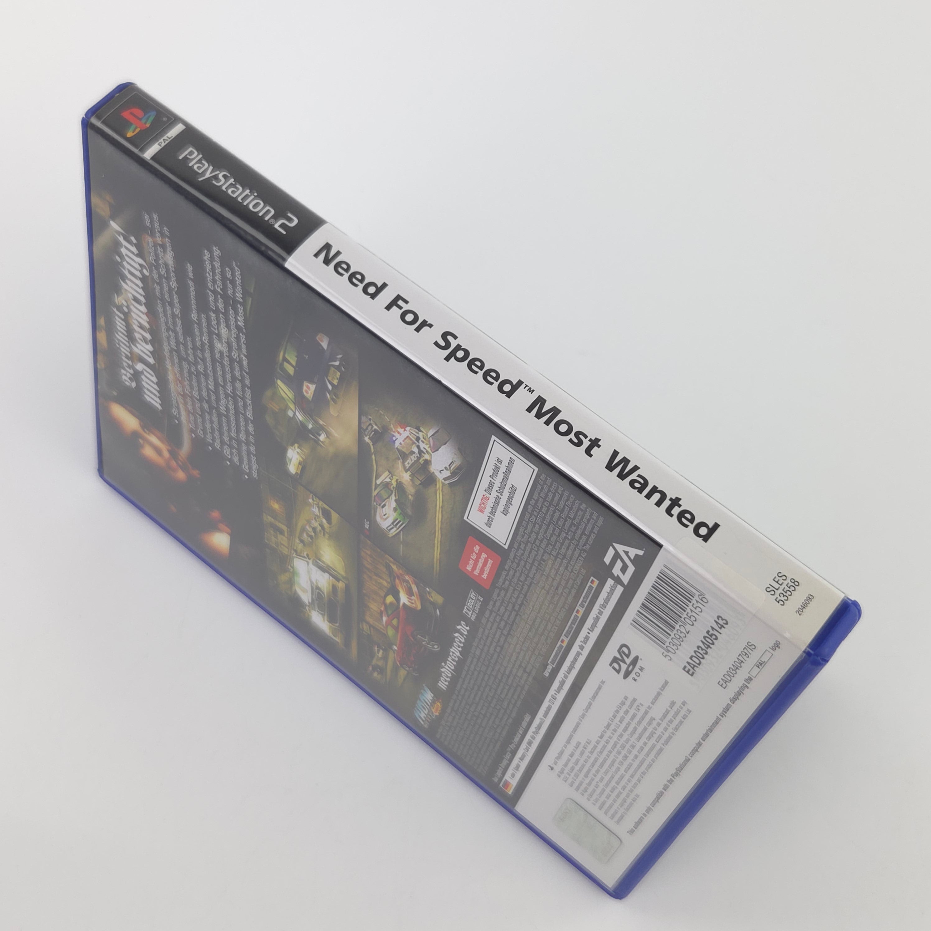 Playstation 2 Spiel Need for Speed Most Wanted OVP PAL