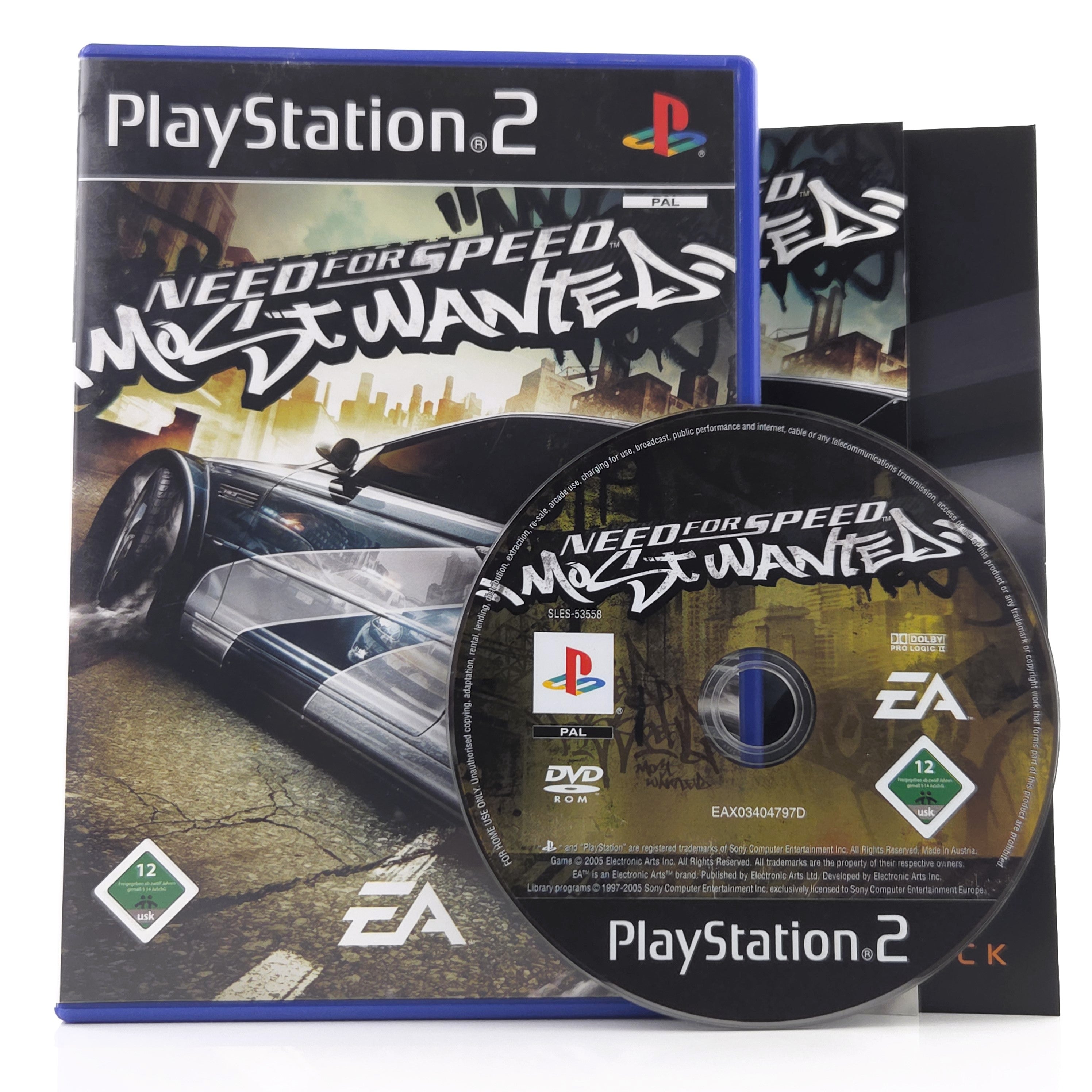 Playstation 2 Spiel – Need for Speed Most Wanted (OVP)