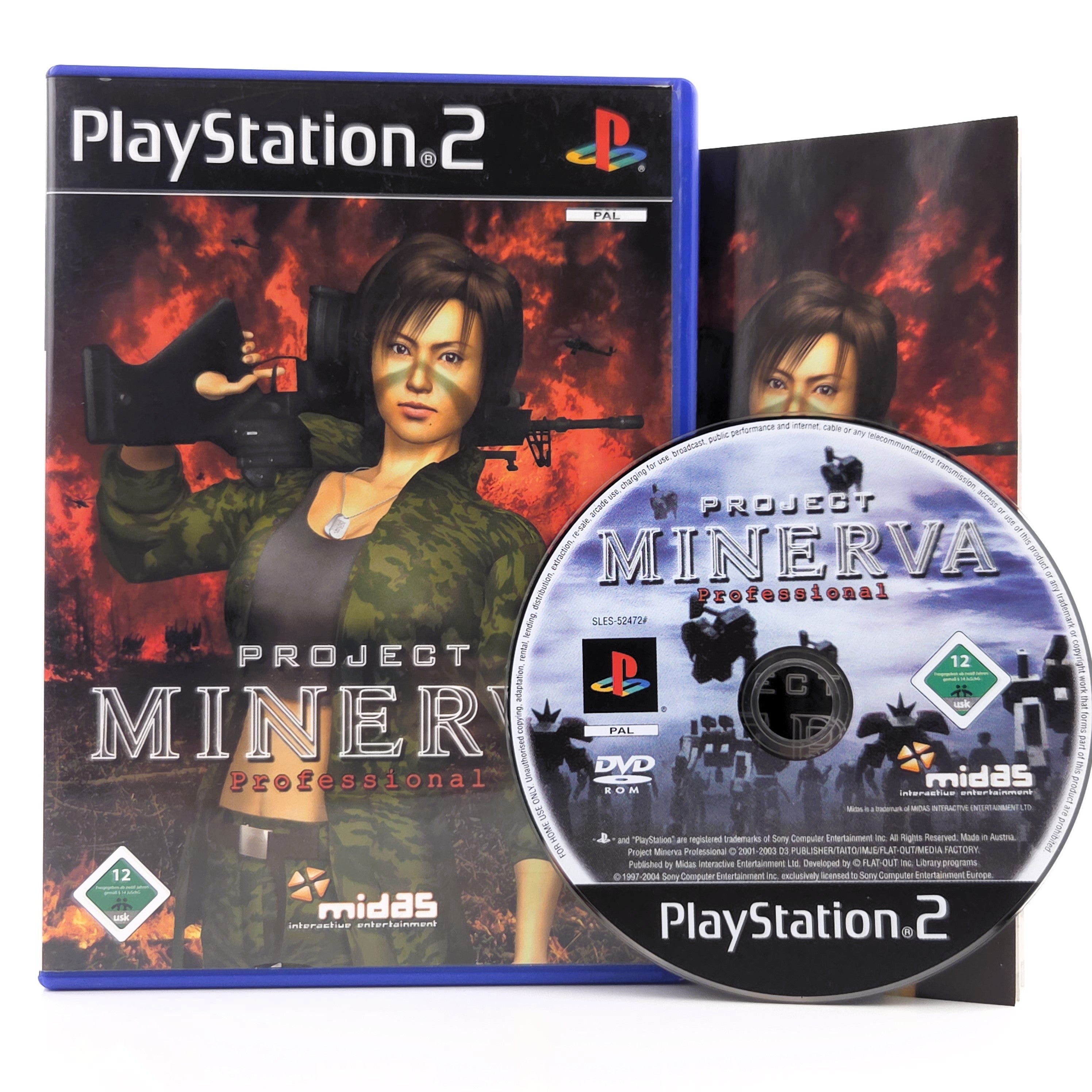 Playstation 2 Spiel – Project Minerva Professional (PAL OVP)