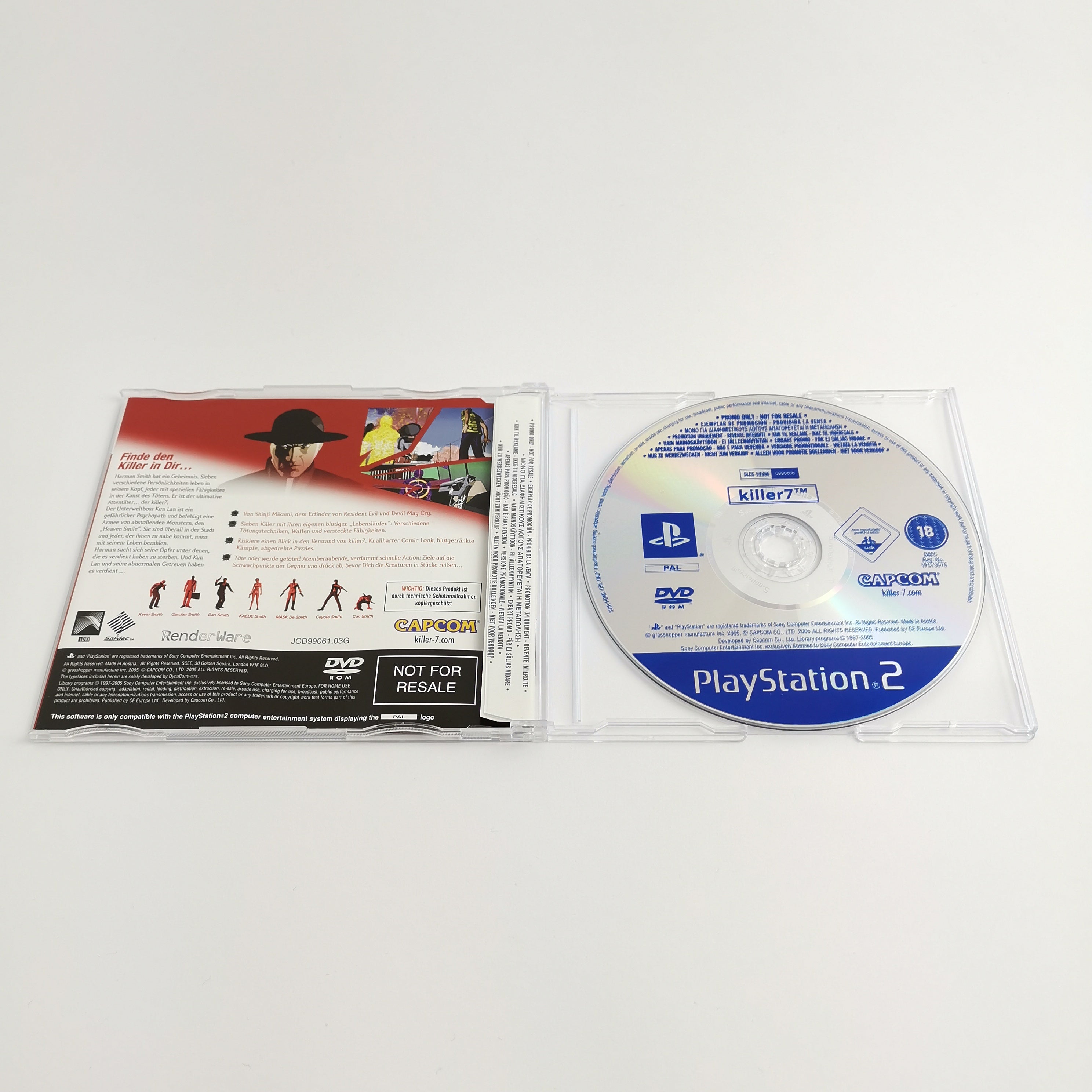Playstation 2 Spiel – Killer 7 Promo Spiel (PS2 USK18)