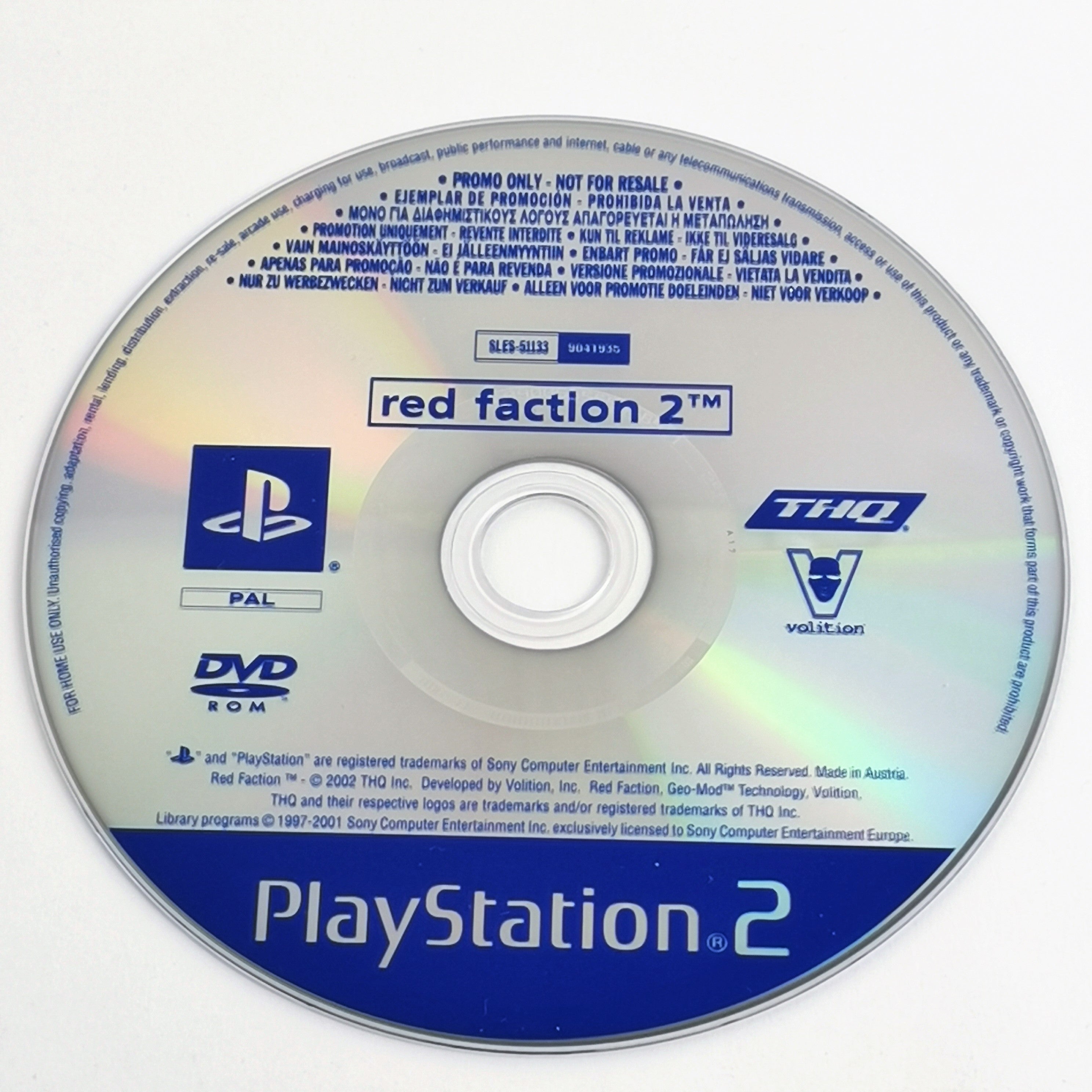 Playstation 2 Spiel – Red Faction 2 Promo Spiel PS2