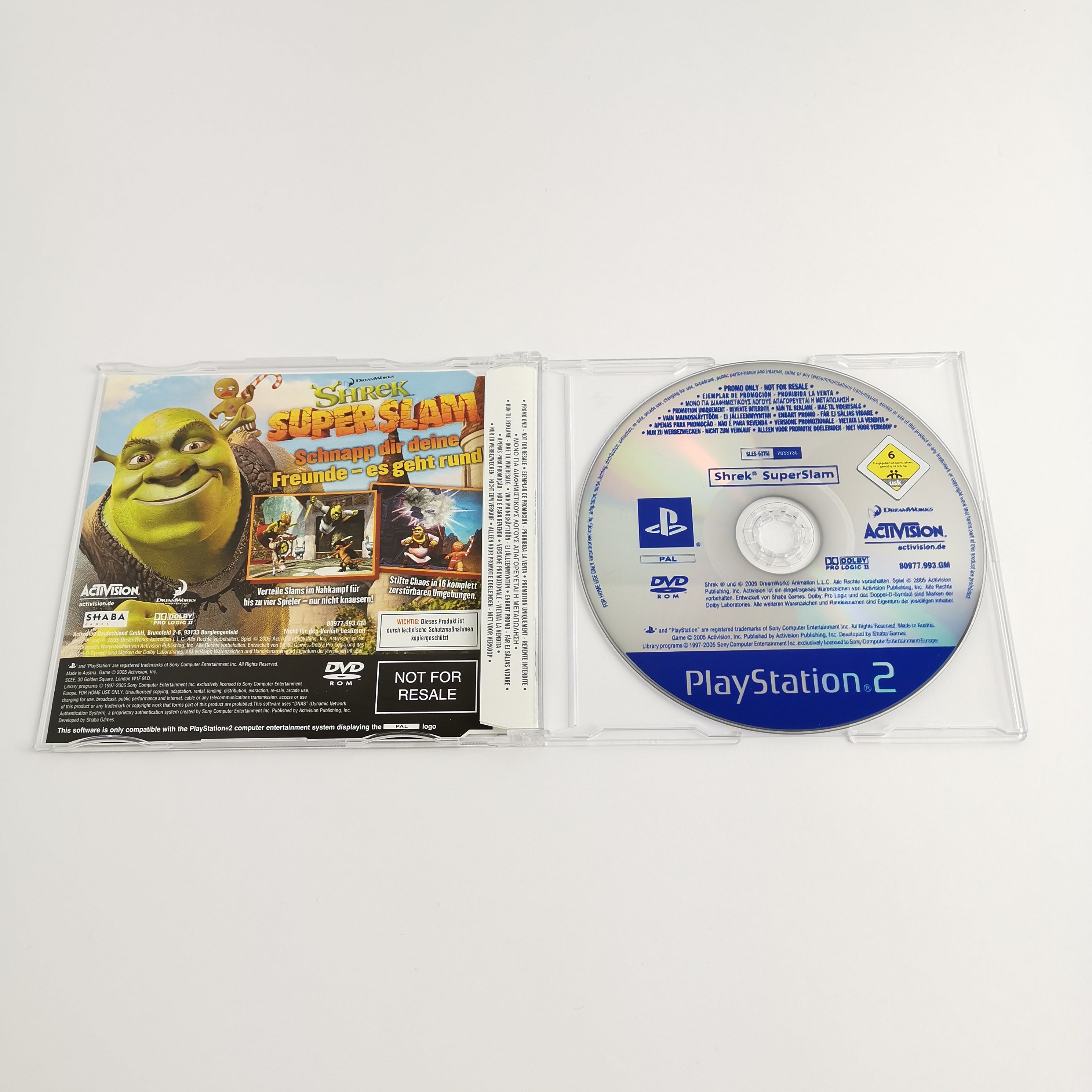 Playstation 2 Spiel – Shrek Super Slam Promo OVP PAL