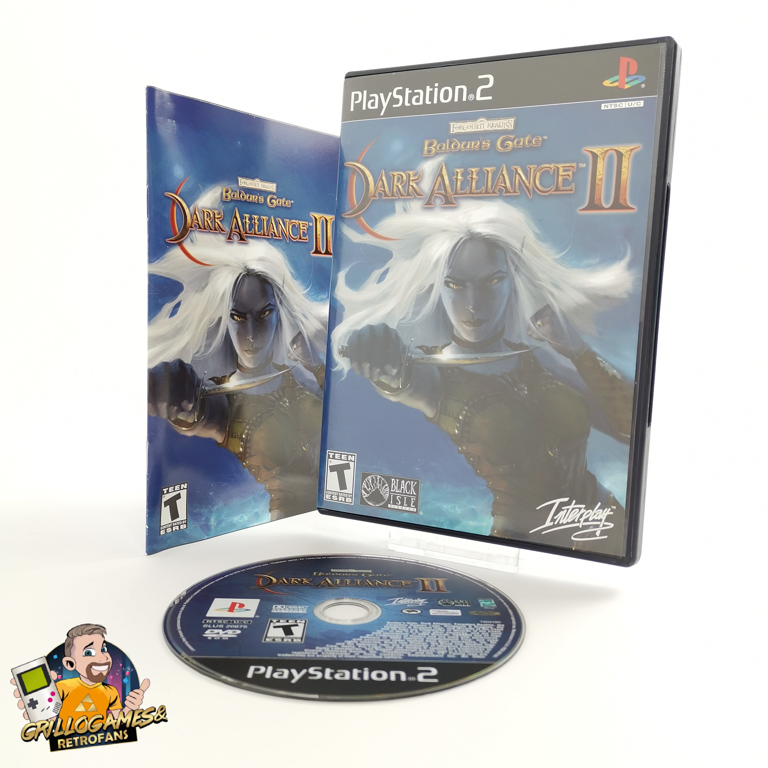 Playstation 2 Spiel – Baldurs Gate Dark Alliance OVP NTSC