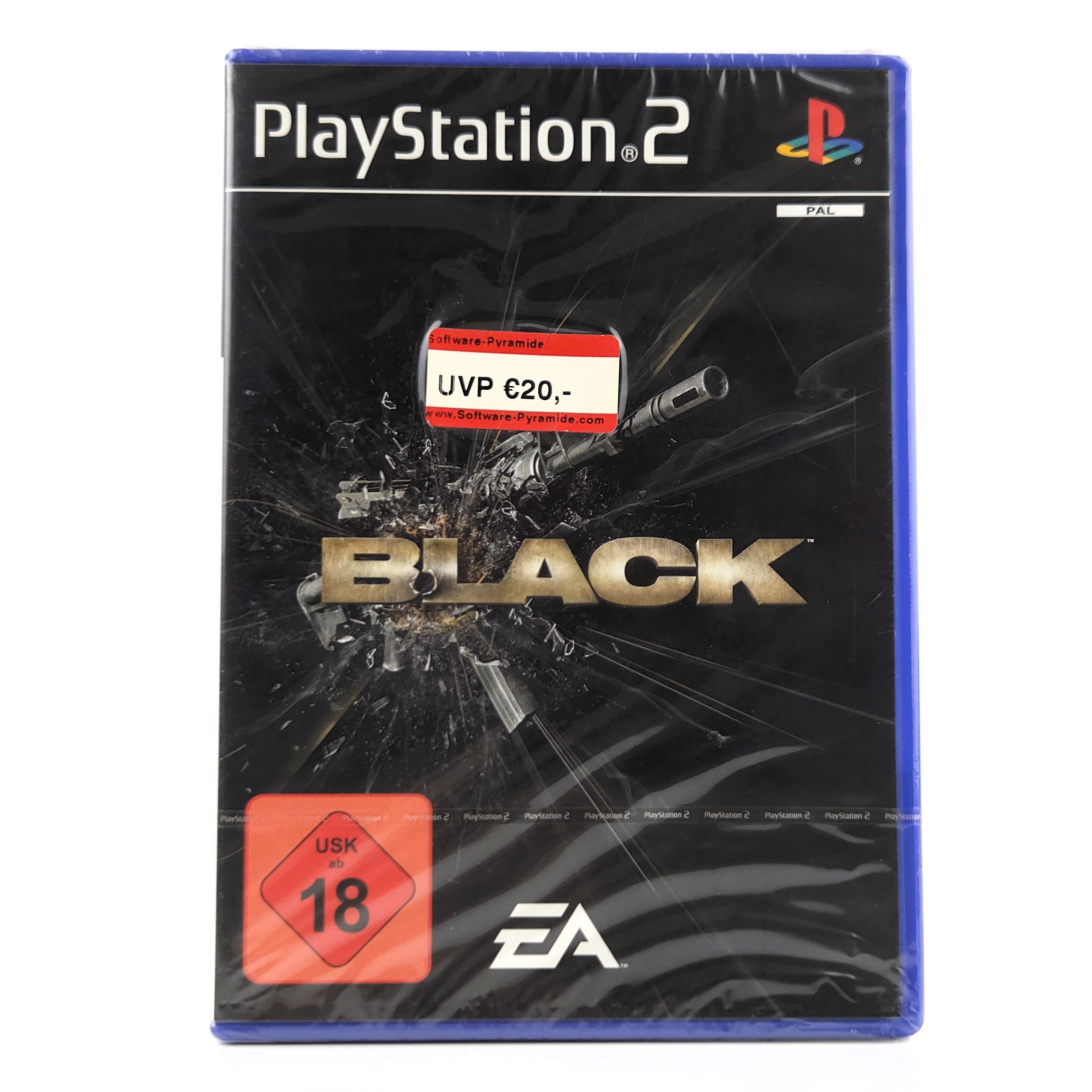 Playstation 2 Spiel Black PS2 OVP NEU SEALED PAL DE USK18