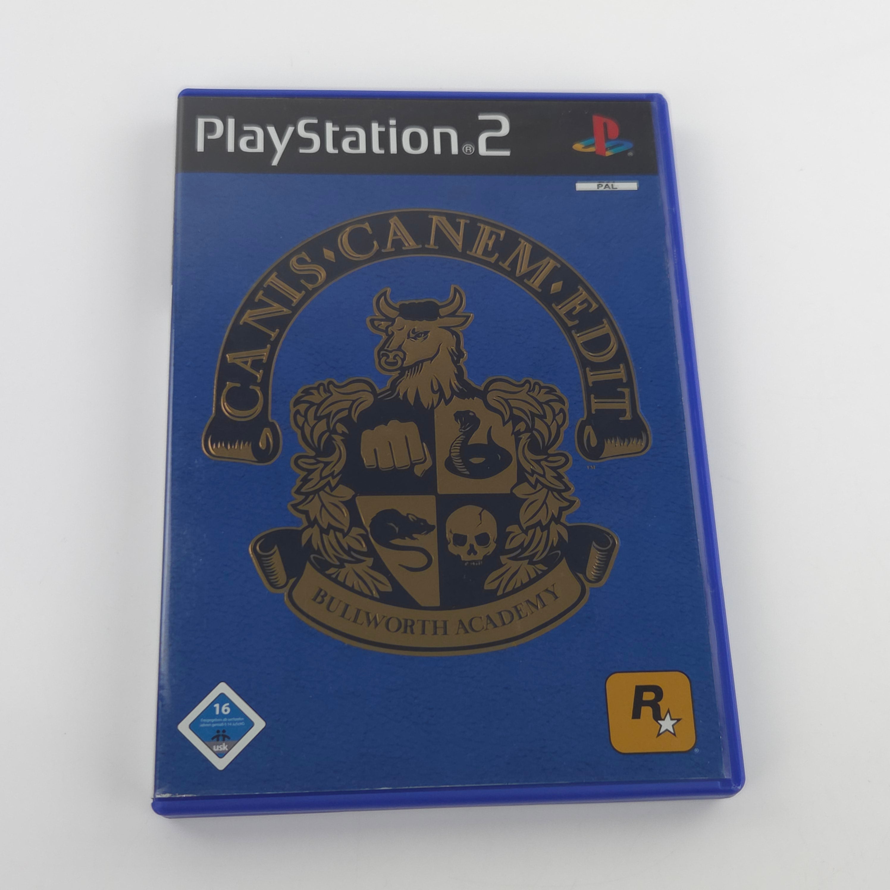 Playstation 2 Spiel Canis Canem Edit Bullworth PS2 OVP