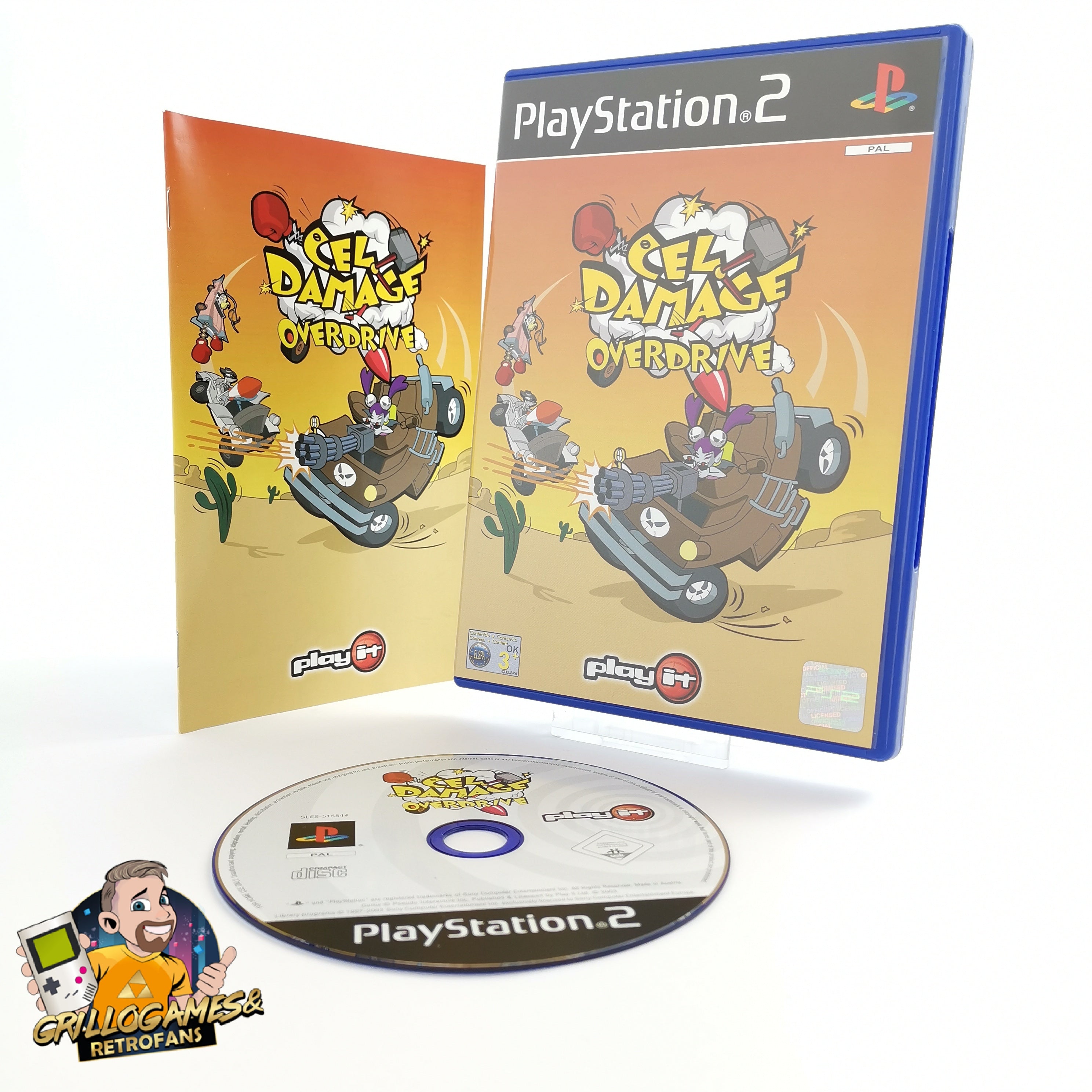 Playstation 2 Spiel – Cel Damage Overdrive (PS2 OVP PAL)