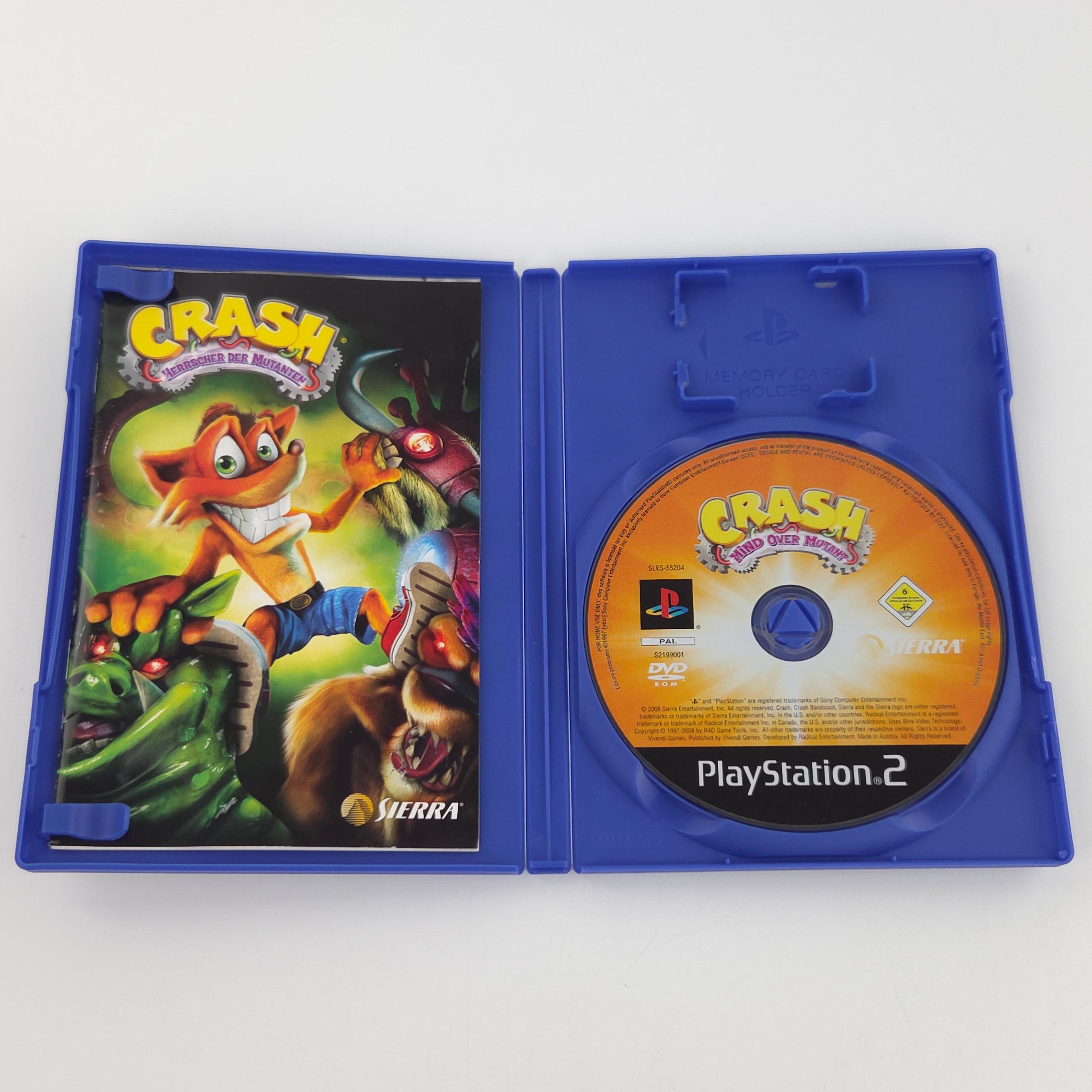 Playstation 2 Spiel Crash Herrscher der Mutanten PS2 OVP