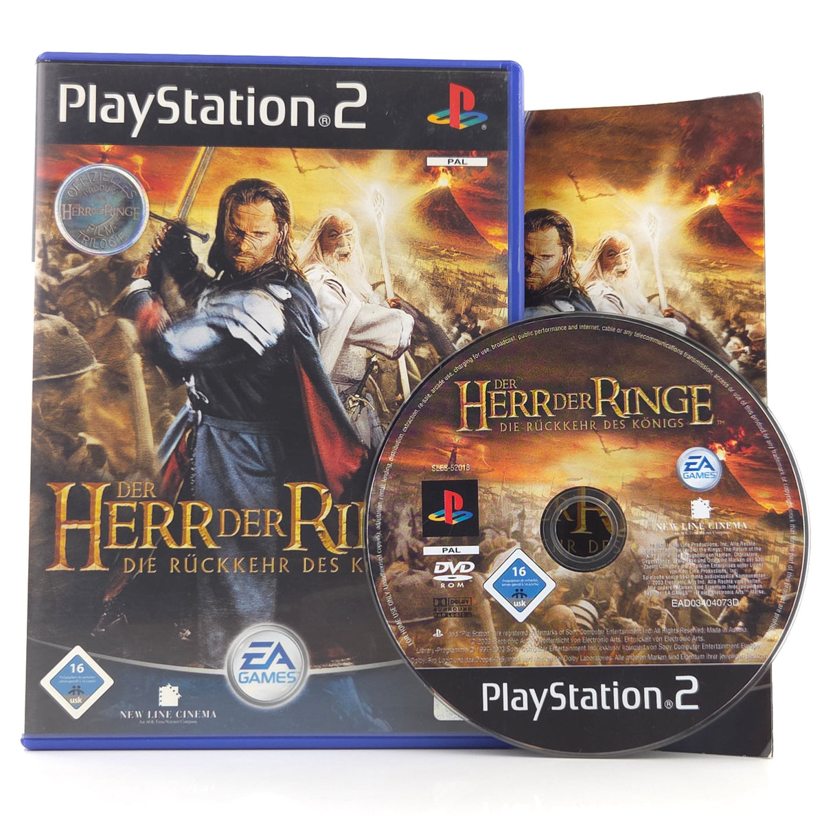 Playstation 2 Spiel Der Herr Der Ringe OVP