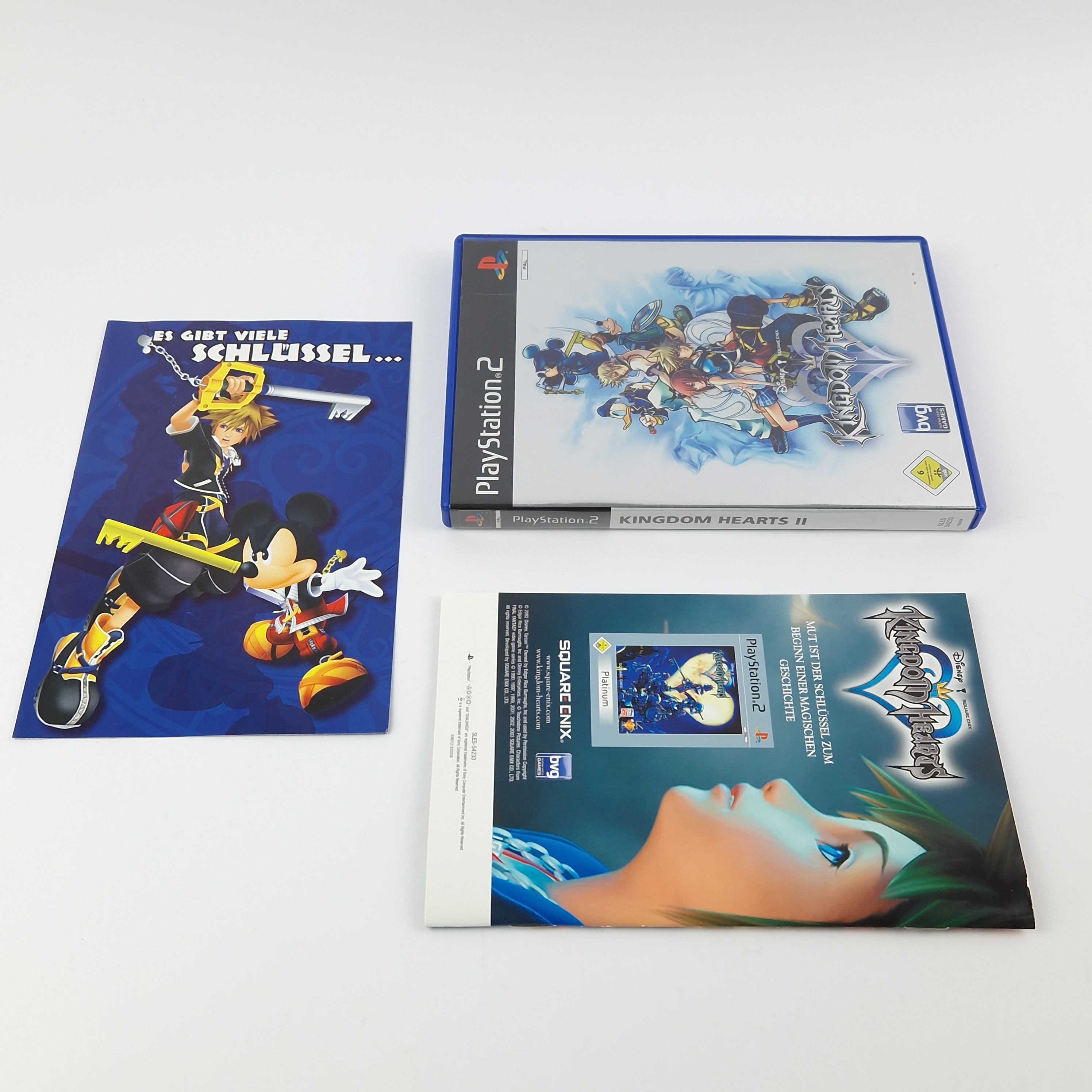 Sony Playstation 2 Spiel: Disney Kingdom Hearts II 2 - OVP Anleitung PAL PS2