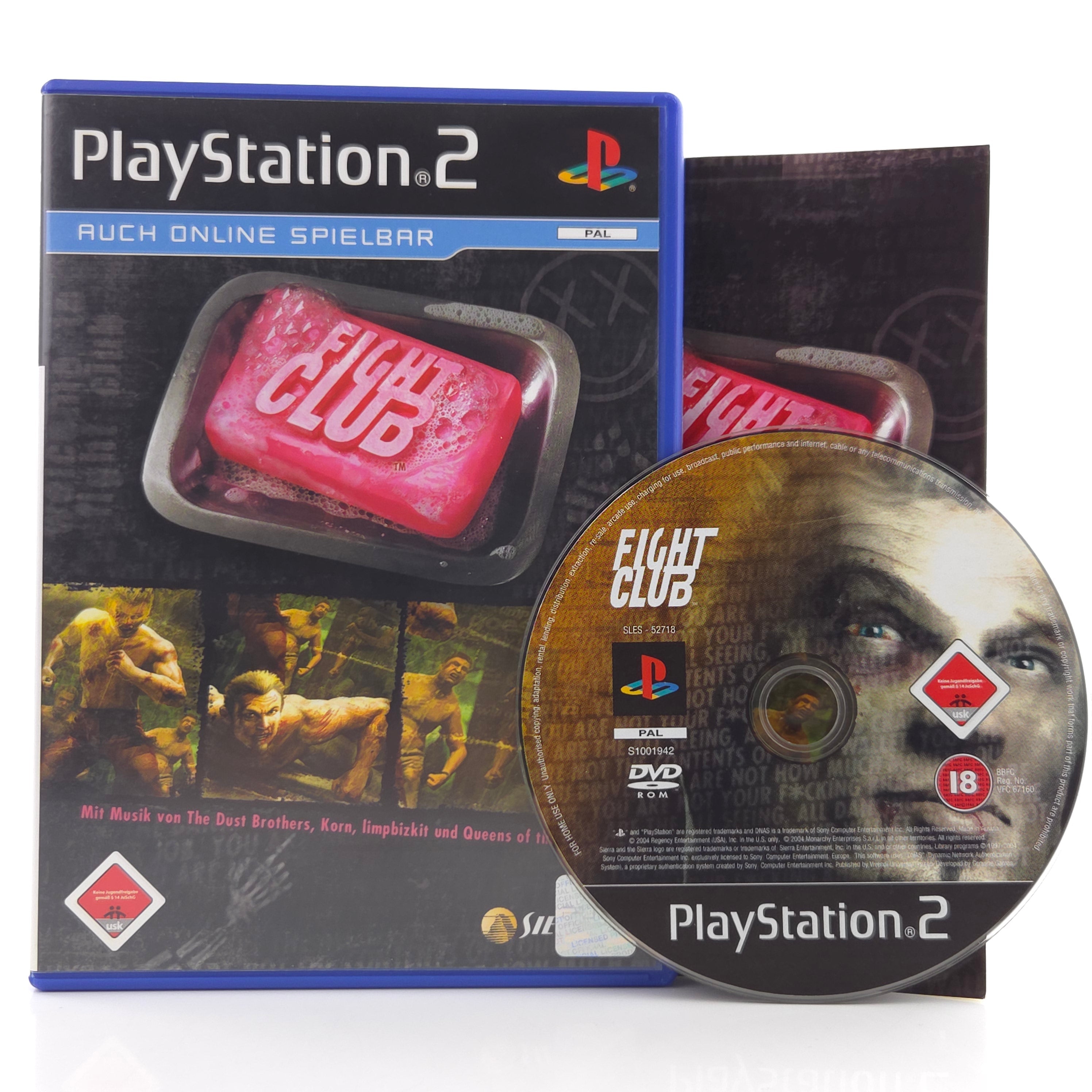 Playstation 2 Spiel Fight Club PS2 CD CAPCOM PAL USK18