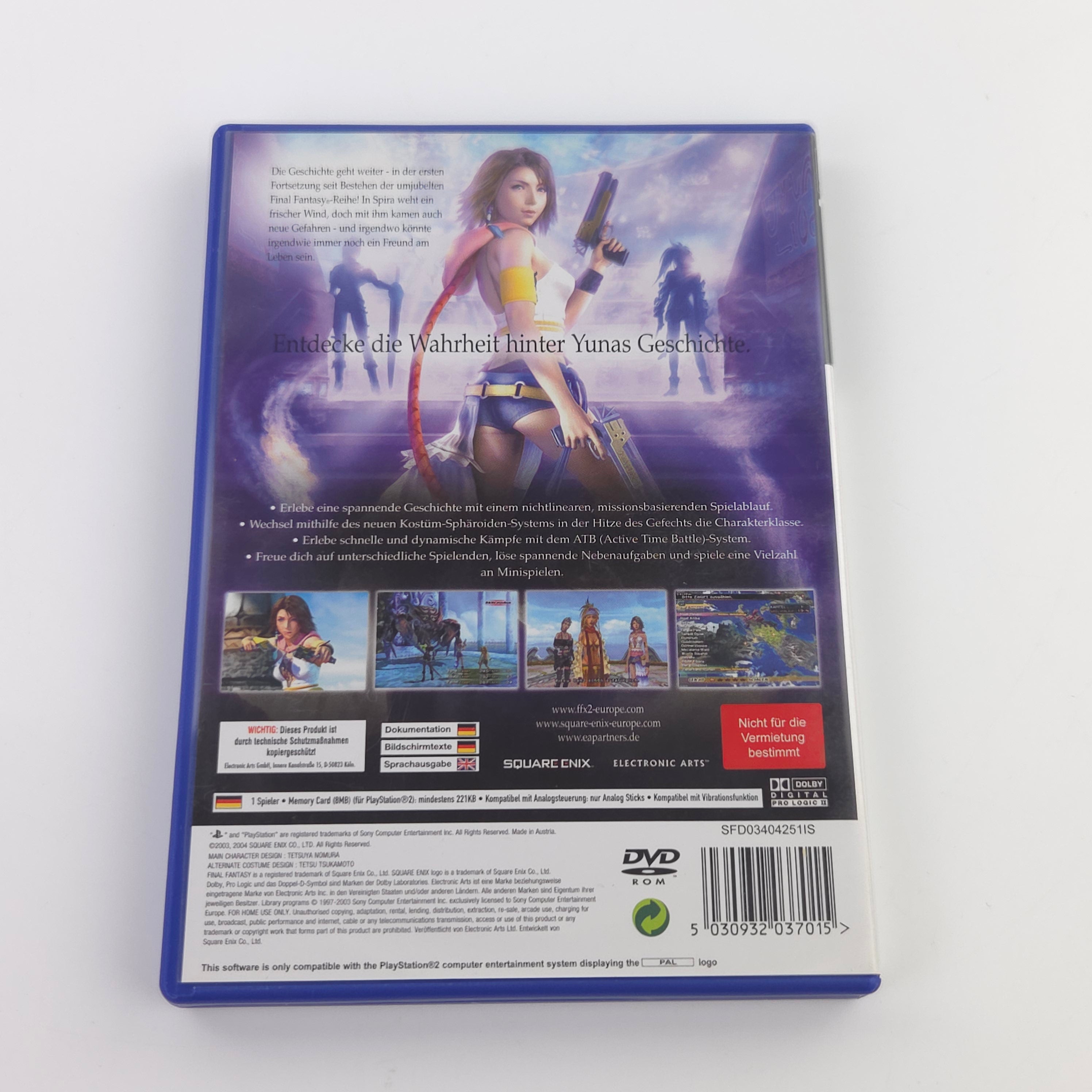 Playstation 2 Spiel – Final Fantasy X-2 (PS2 OVP PAL)