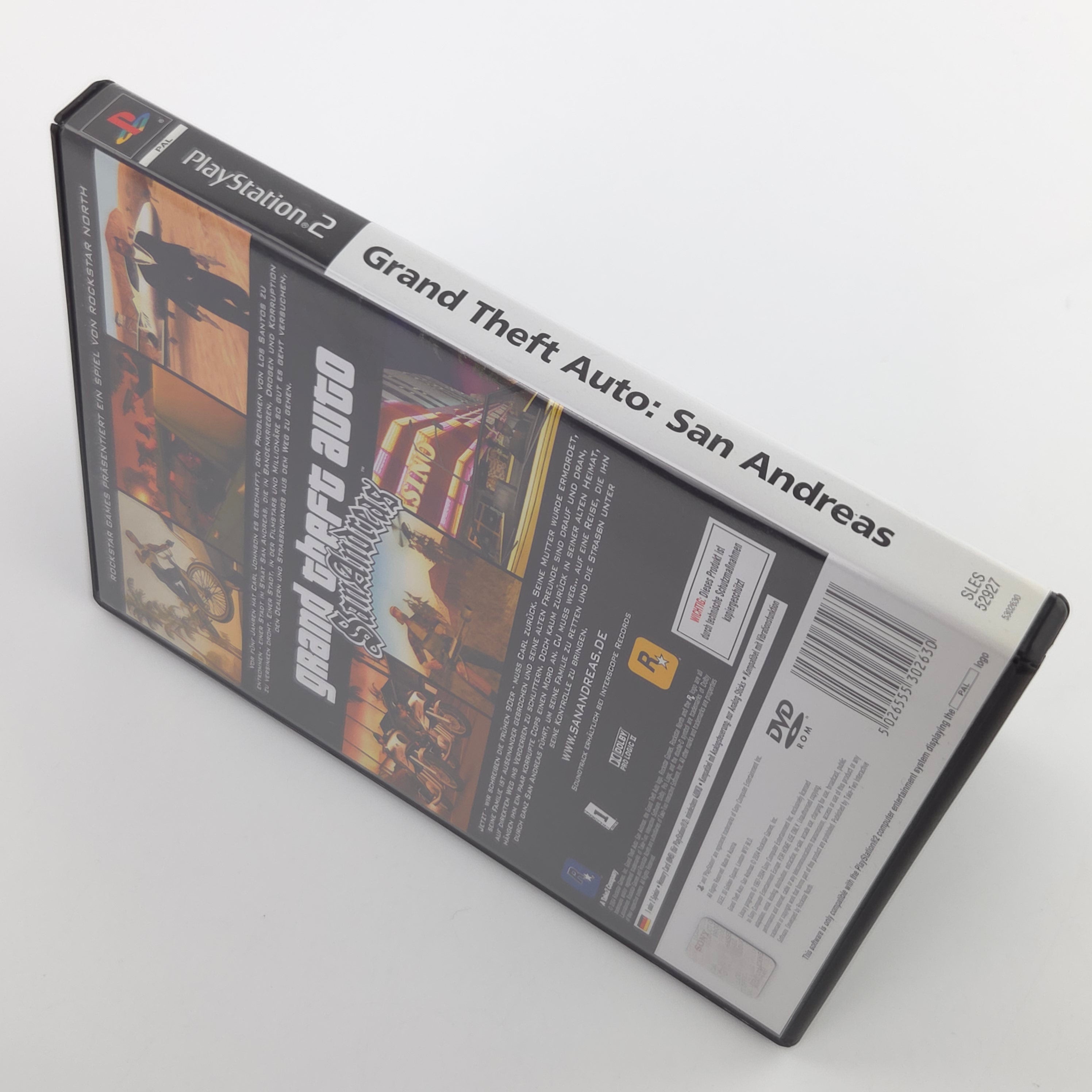 PS2 Spiel GTA San Andreas Grand Theft Auto OVP PAL DE