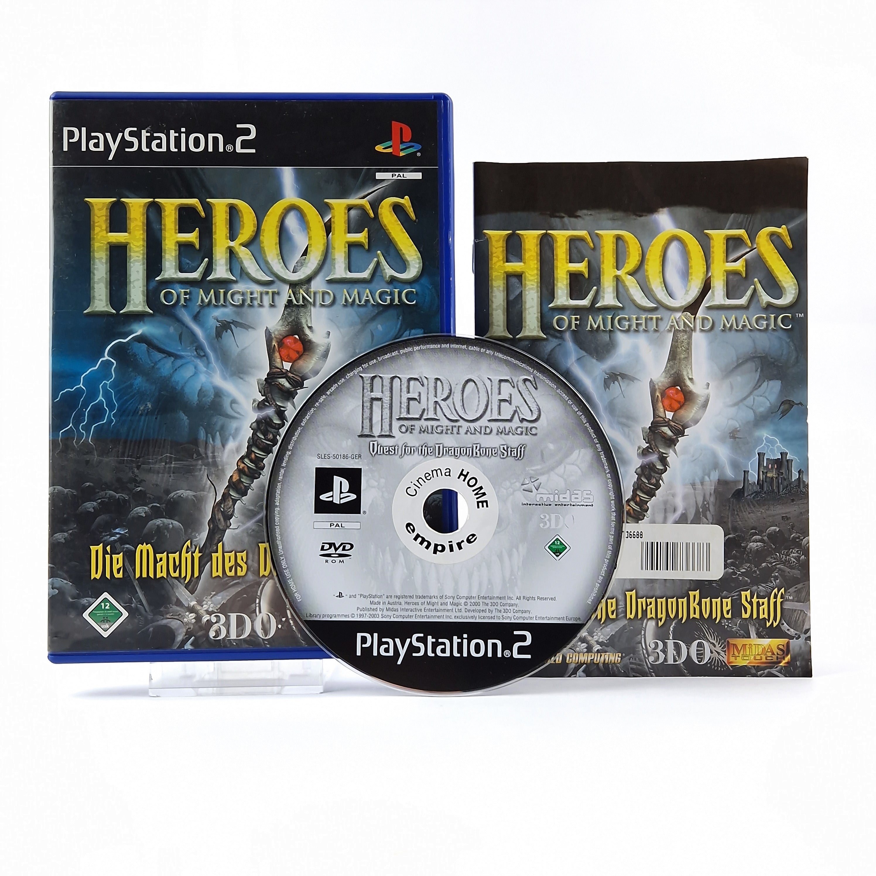 Playstation 2 Spiel – Heroes of Might and Magic OVP PAL