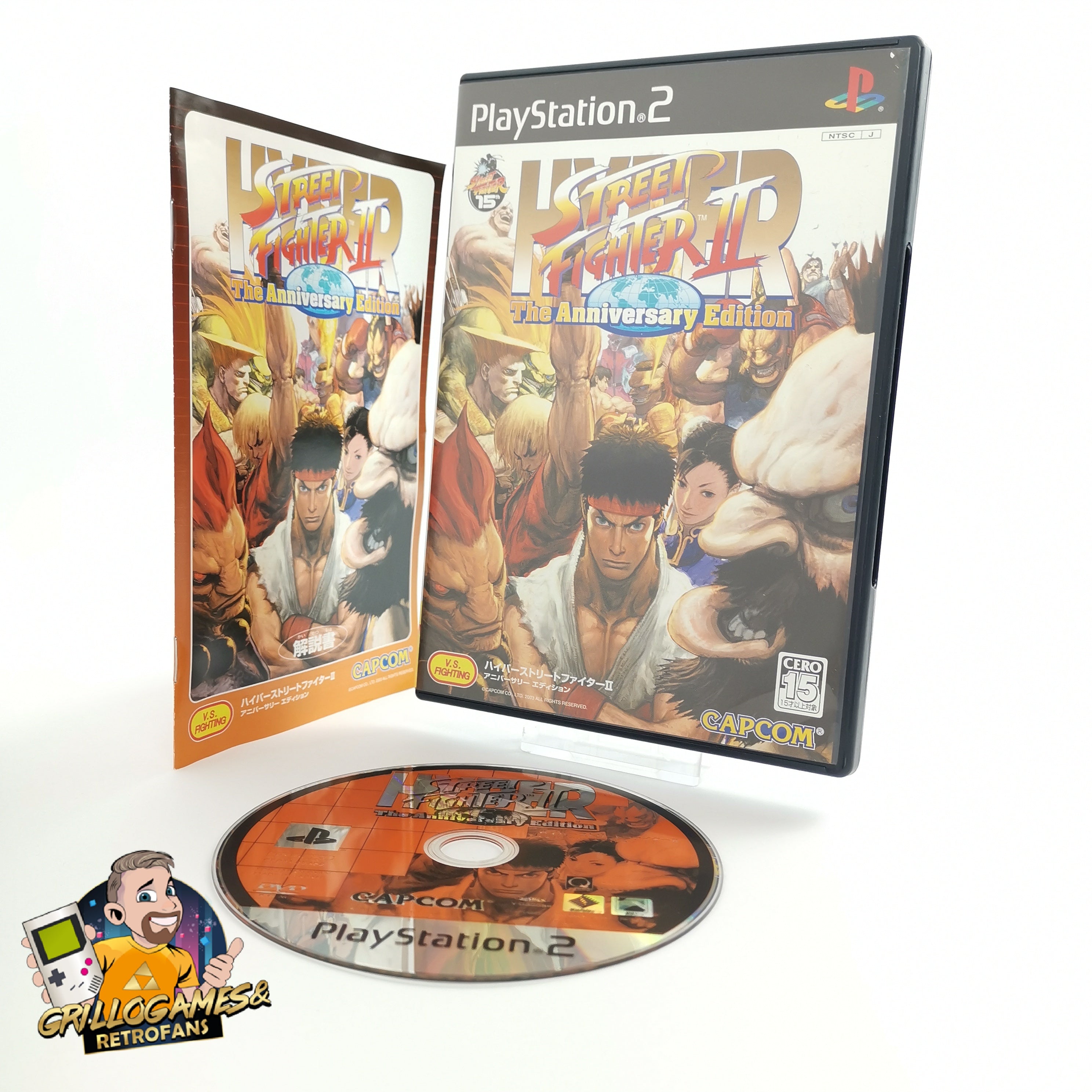 Playstation 2 Spiel – Hyper Street Fighter II (PS2 OVP)