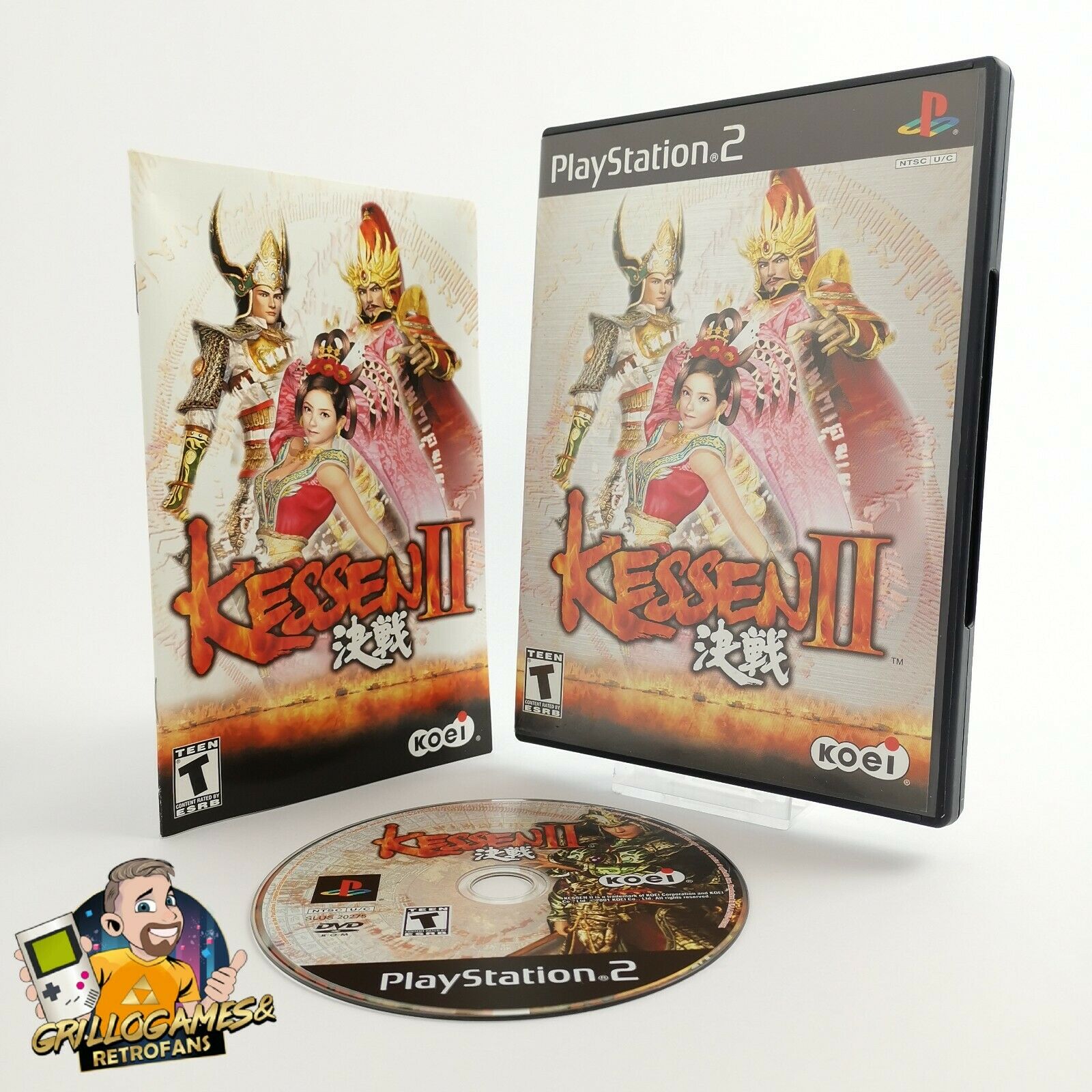 Sony PlayStation 2 Spiel – Kessen II NTSC-U/C OVP