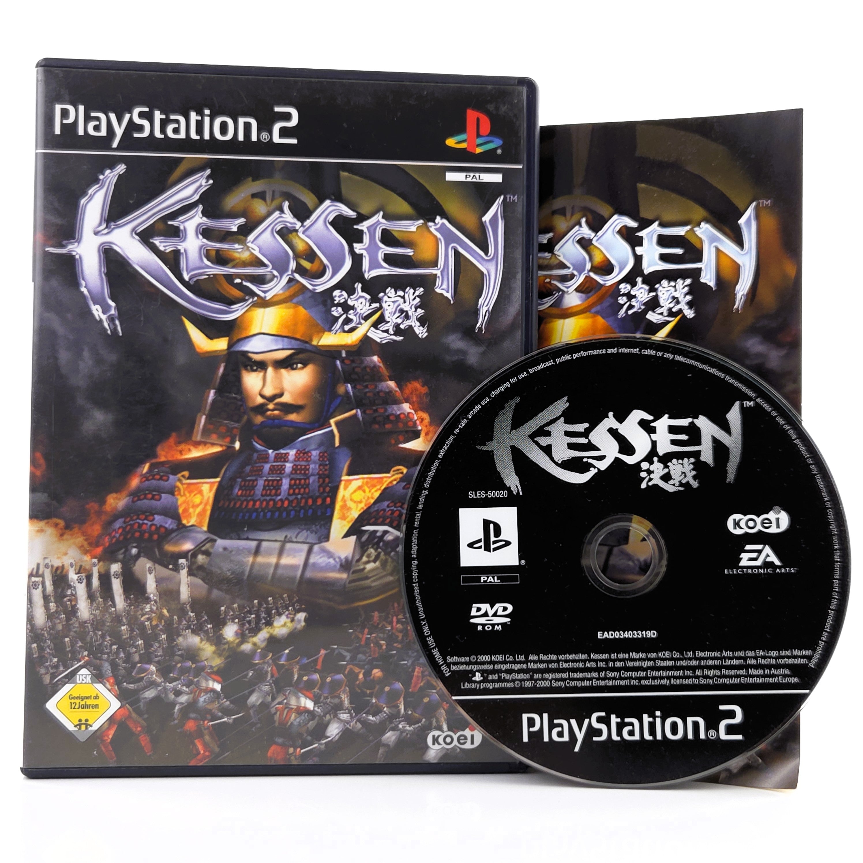 Playstation 2 Spiel – Kessen (PS2 OVP PAL gut)