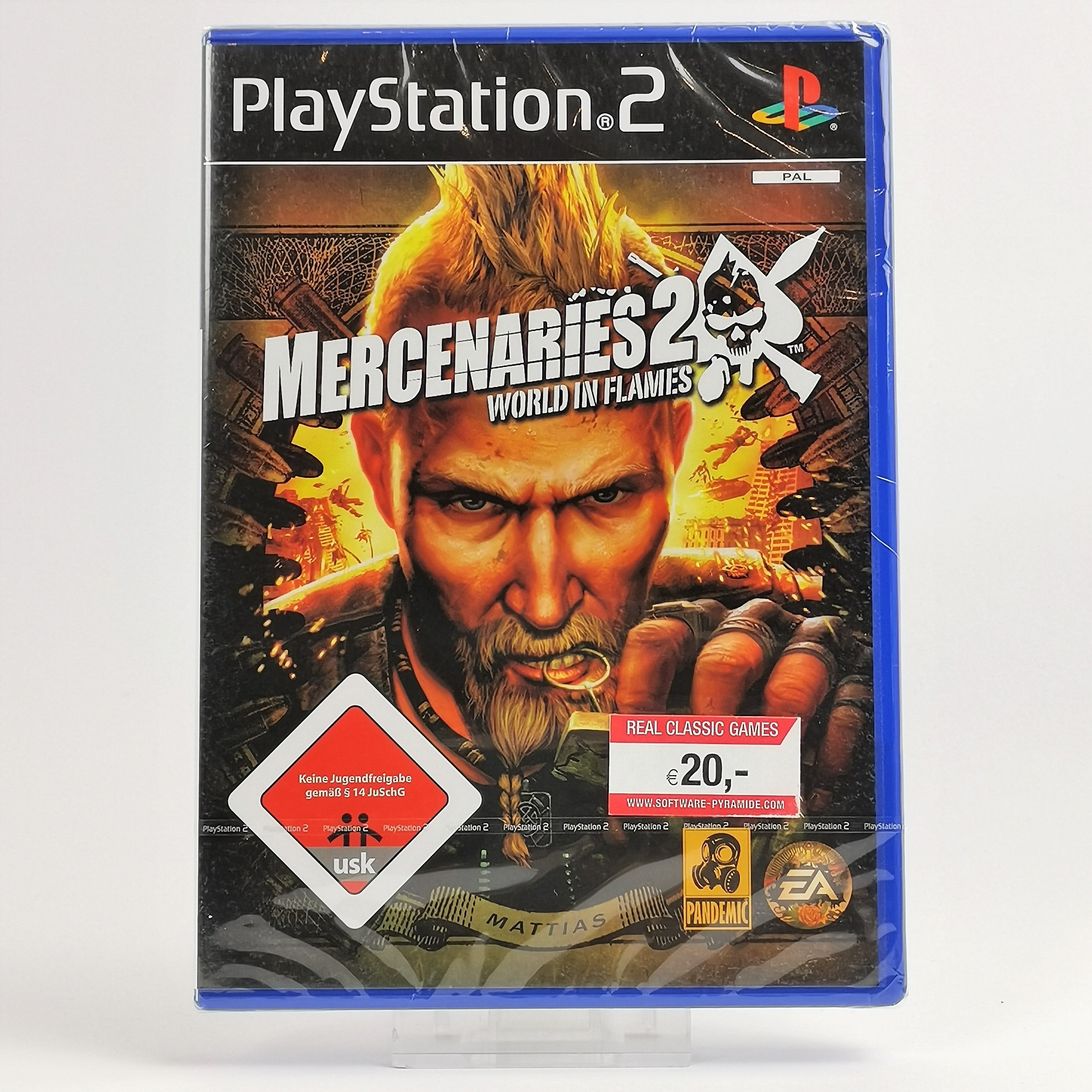 Sony Playstation 2 Spiel – Mercenaries 2 World in Flames NEU