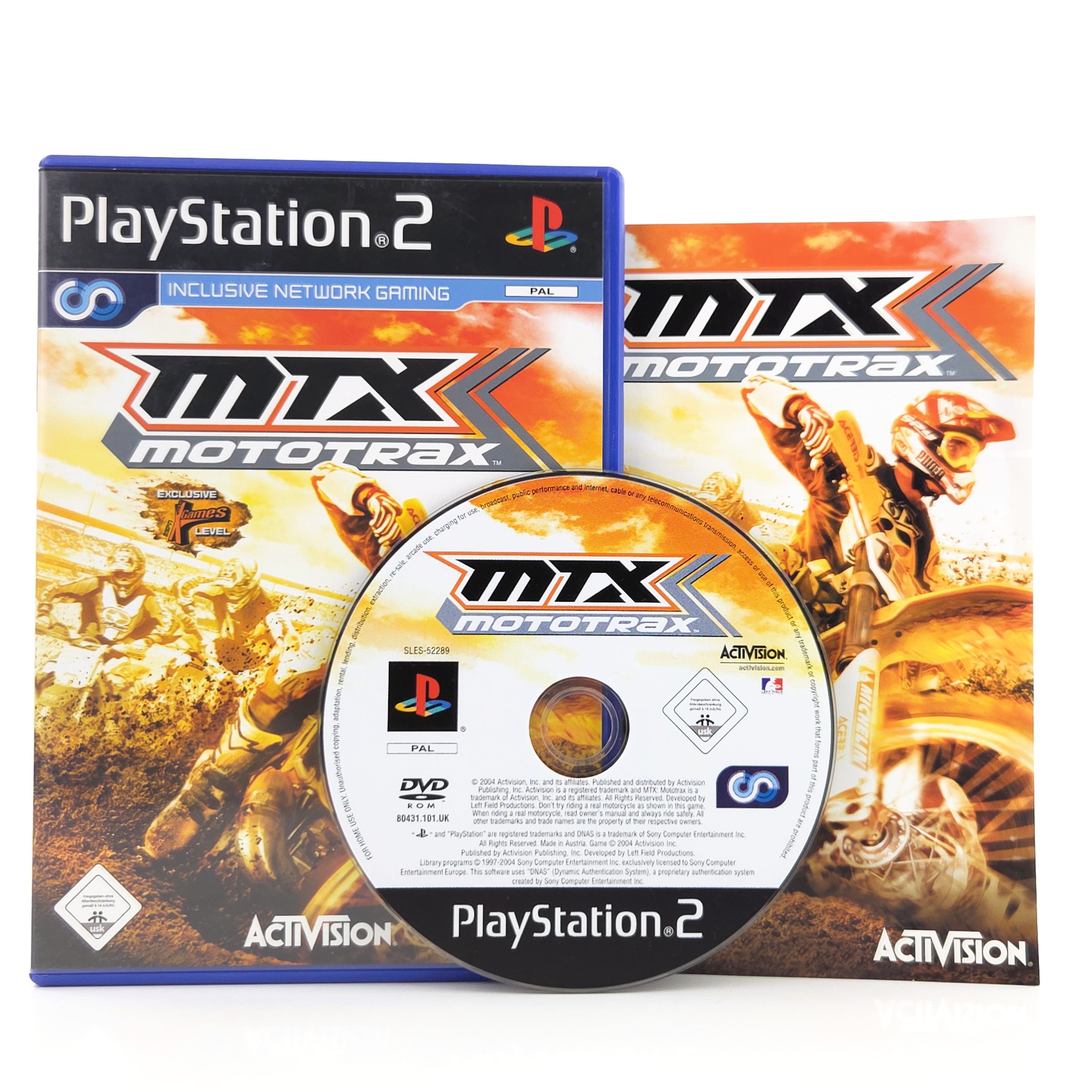 Sony Playstation 2 Spiel: MTX Mototrax - CD Anleitung OVP (PAL DE)