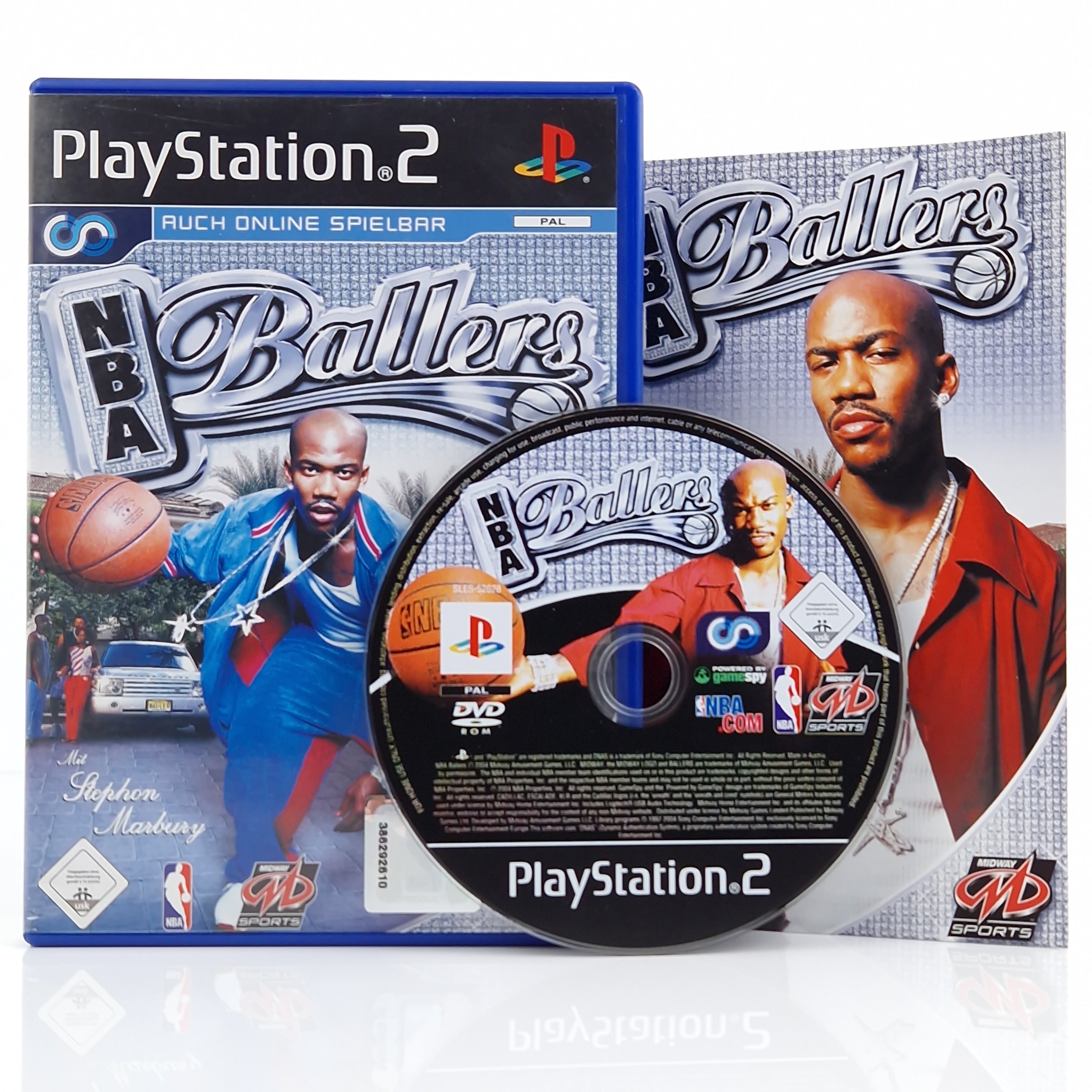 Playstation 2 Spiel – NBA Ballers Basketball OVP PAL