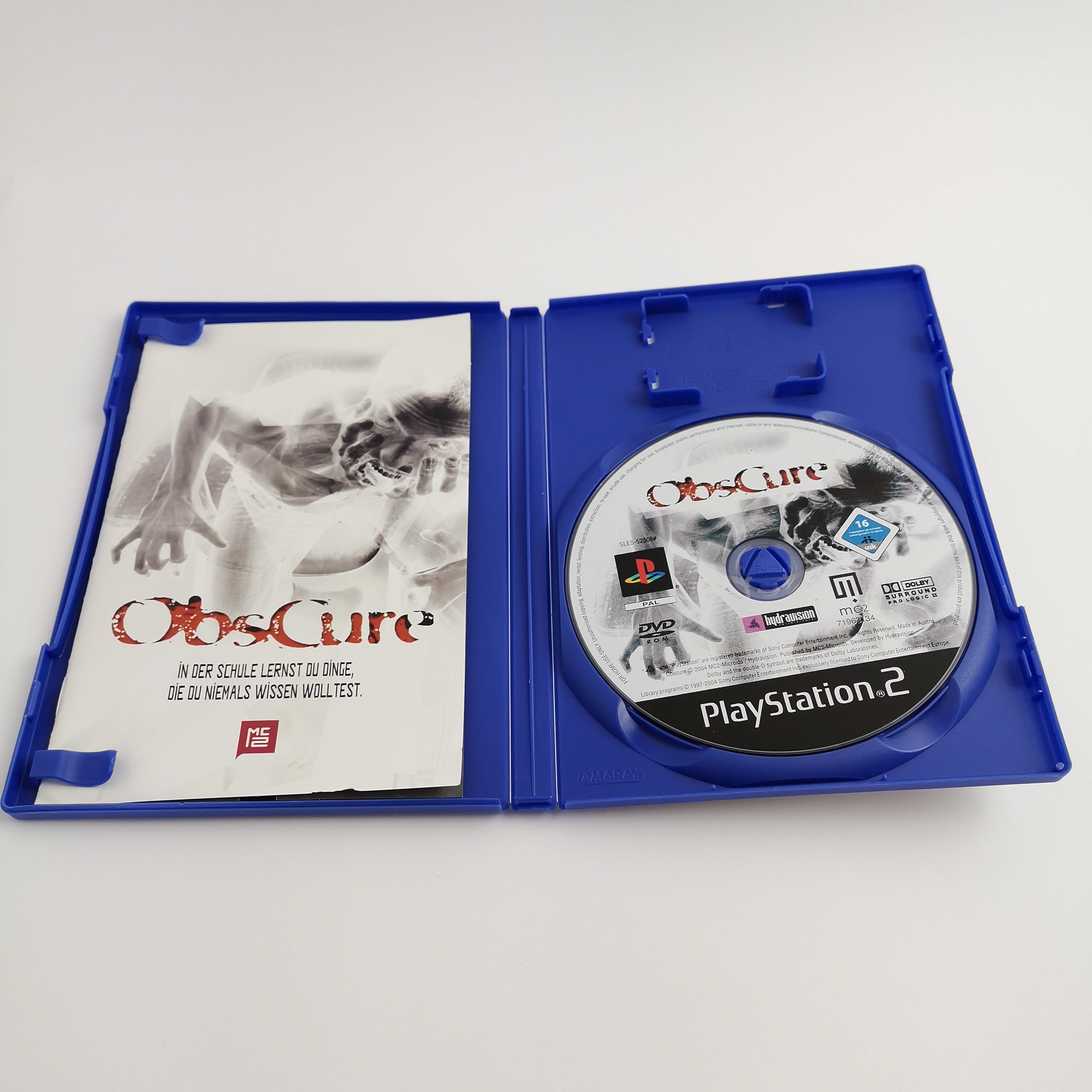Playstation 2 Spiel – Obscure PS2 OVP PAL geringe Gebrauchsspuren