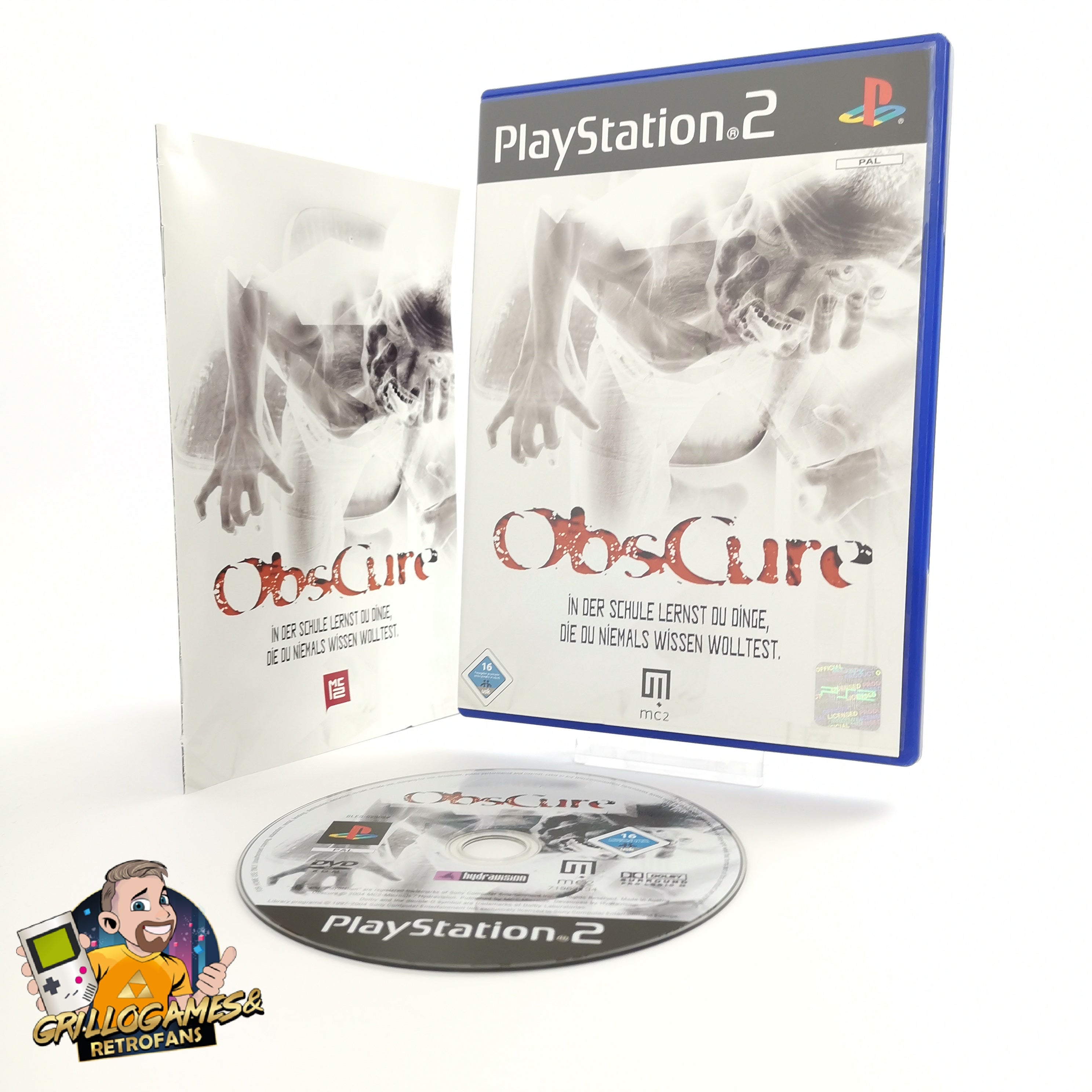 Playstation 2 Spiel – Obscure PS2 OVP PAL geringe Gebrauchsspuren