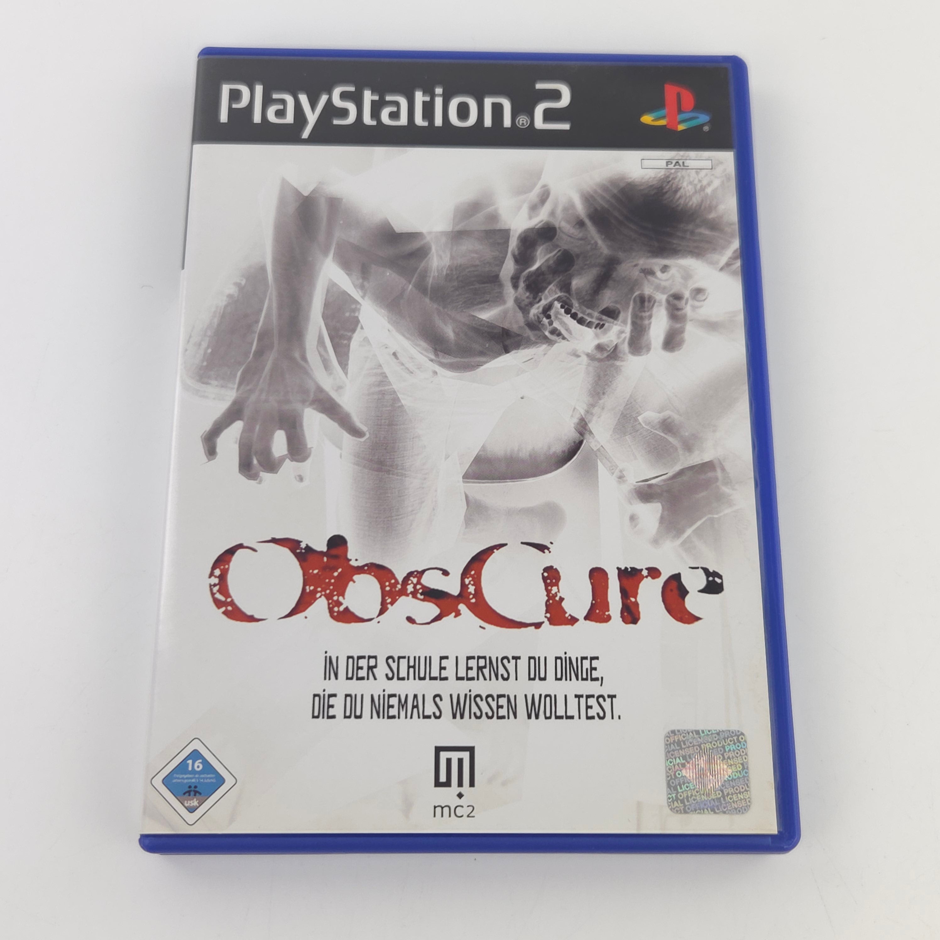 Playstation 2 Spiel Obscure PS2 Komplett OVP PAL DE