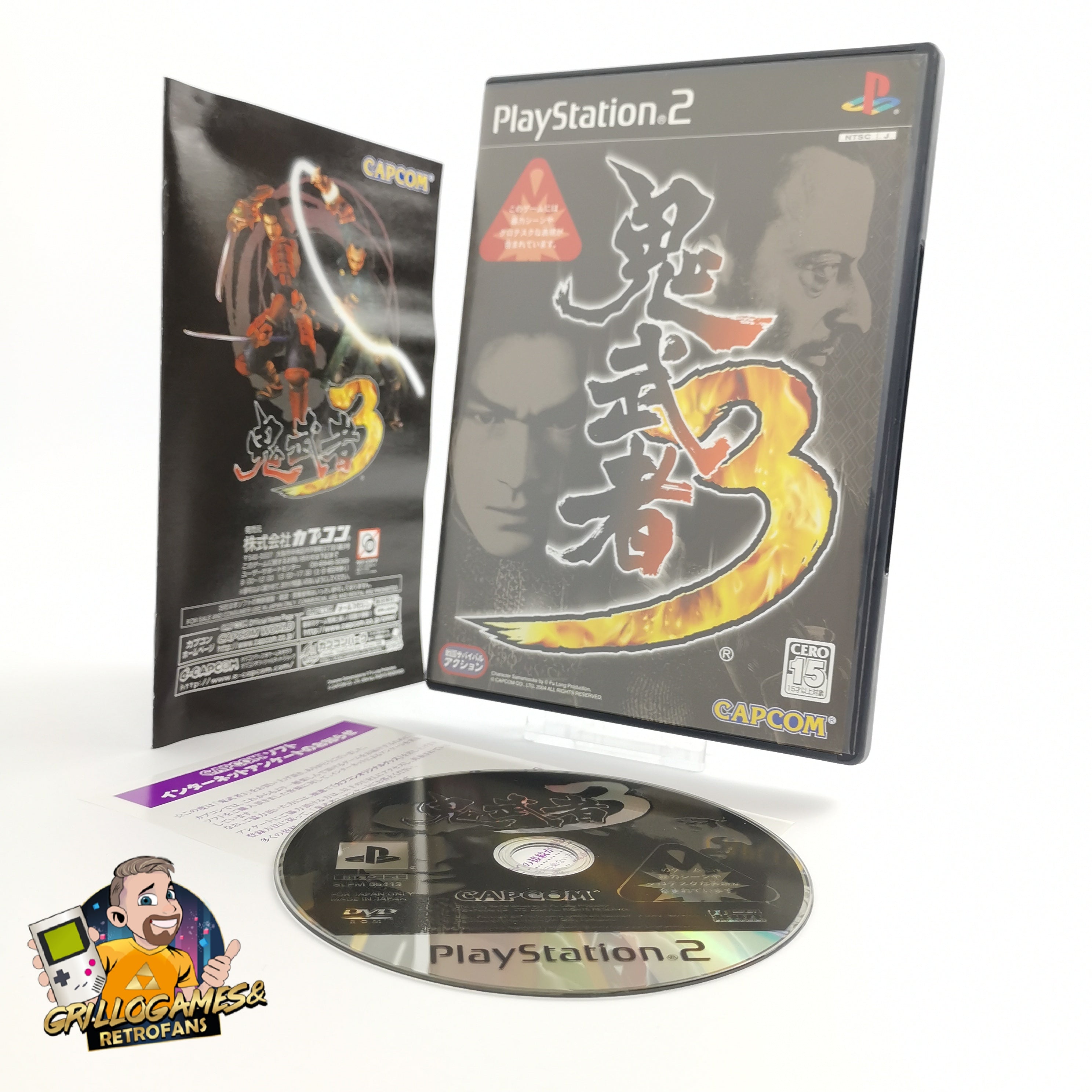 Sony Playstation 2 Spiel – Onimusha 3 PS2 OVP NTSC-J Japan