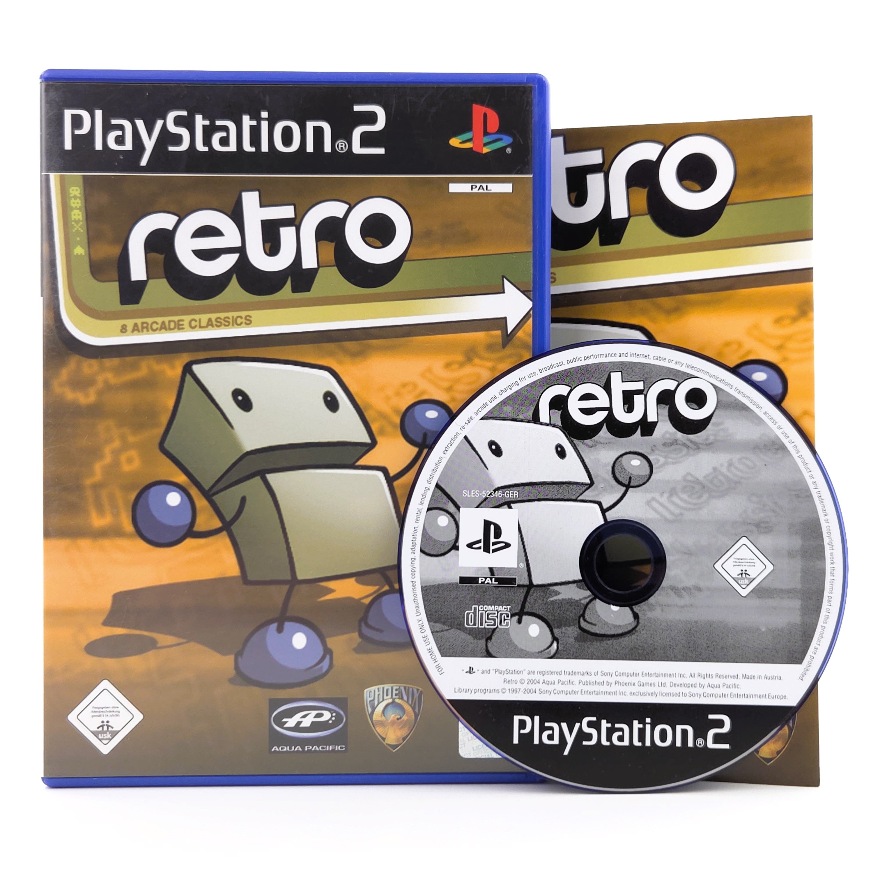 Playstation 2 Spiel – Retro 8 Arcade Classics (OVP PAL)